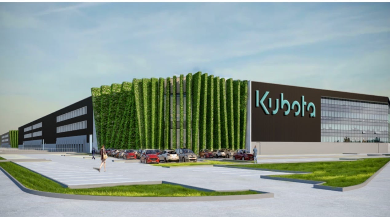 Kubota vestigt Europees distributiecentrum in Weert