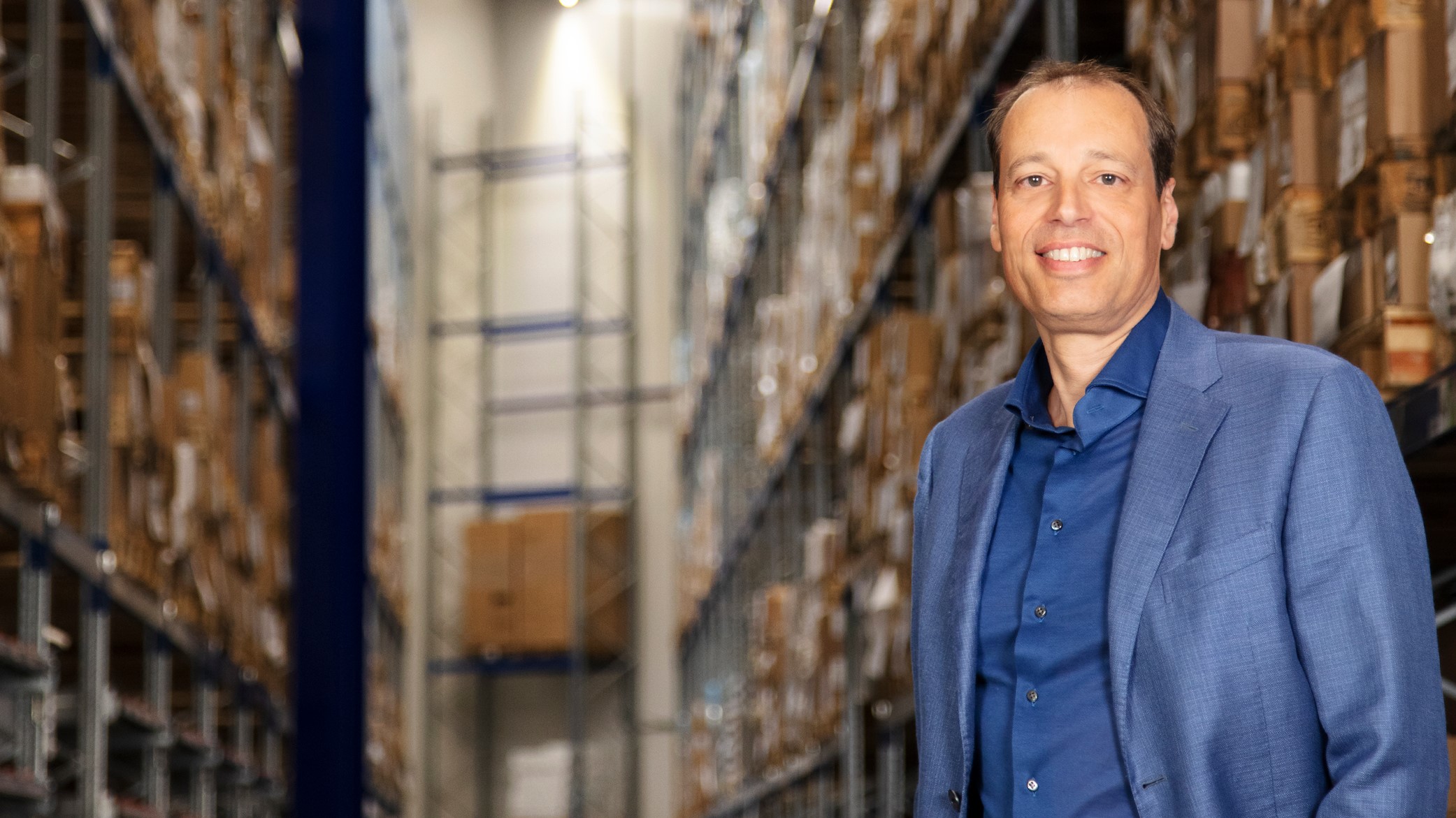 Jacco van Liere: "70% van onze pakketten is formaat schoenendoos of kleiner."
