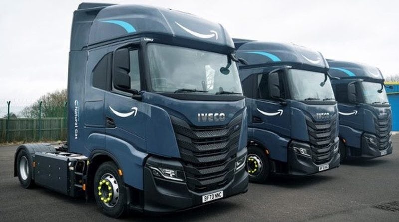 Amazon verduurzaamt Europees transport met aanschaf duizend CNG-trucks