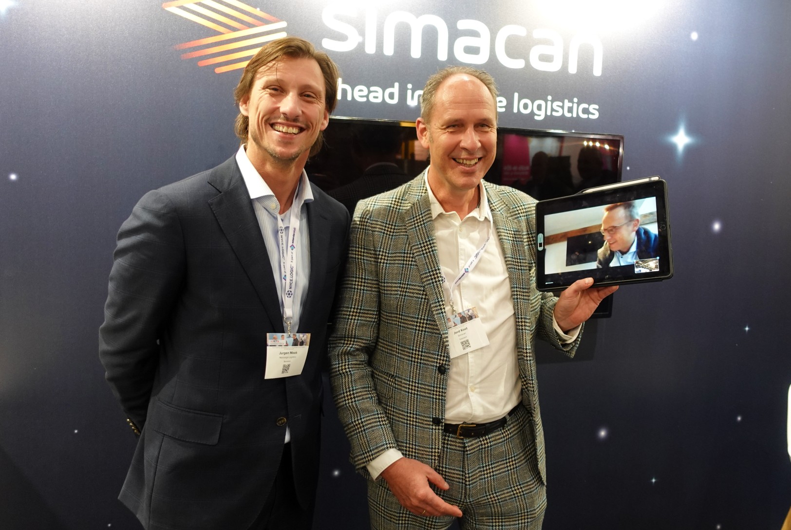 Jurgen Mook (Nedcargo) en Jord Koot (Simacan)