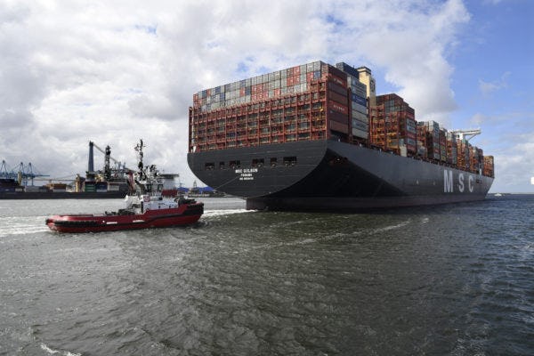 MSC steekt Maersk voorbij als grootste containerrederij