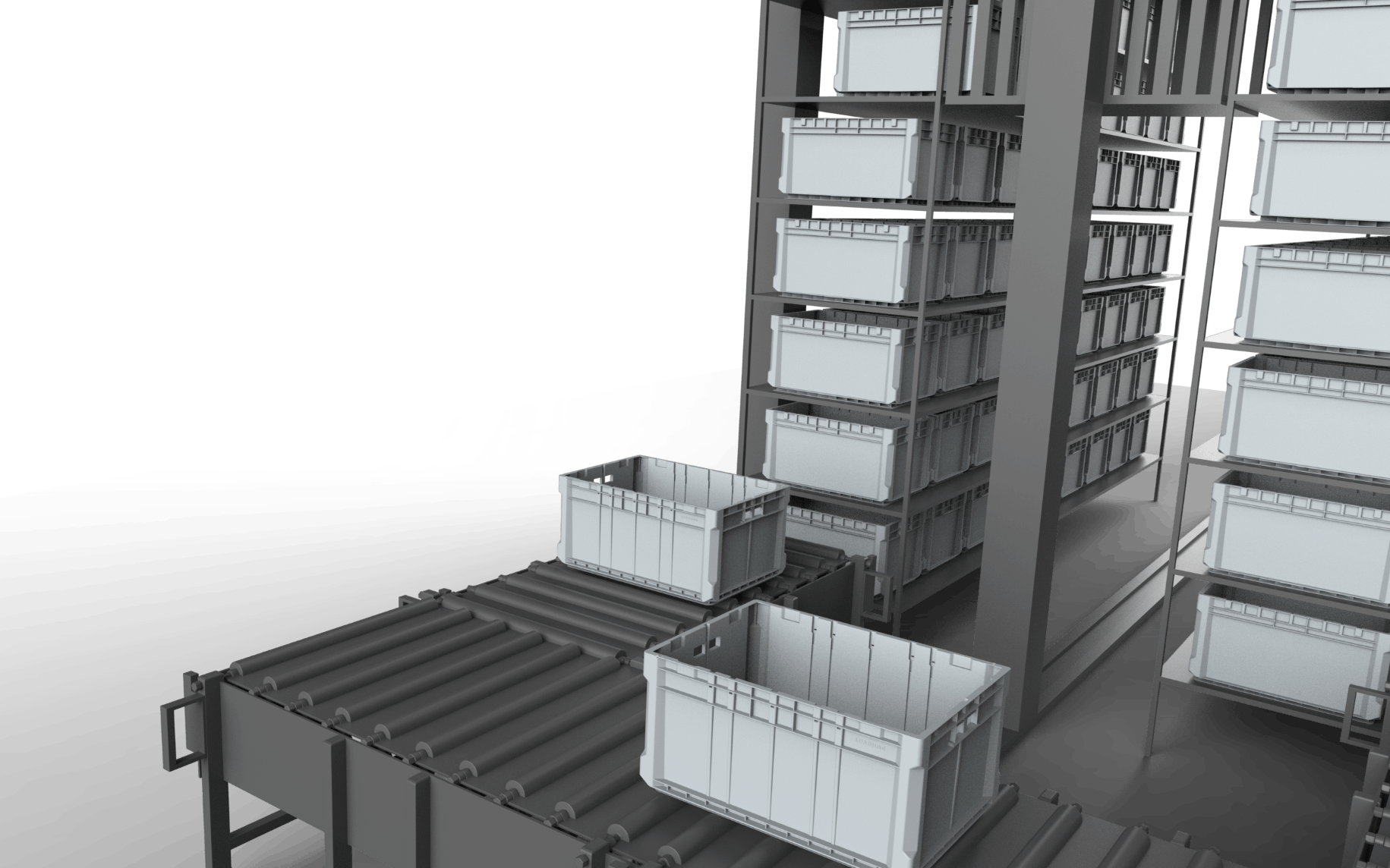 Het geheim van de Autotote; een stil, automatisch magazijn