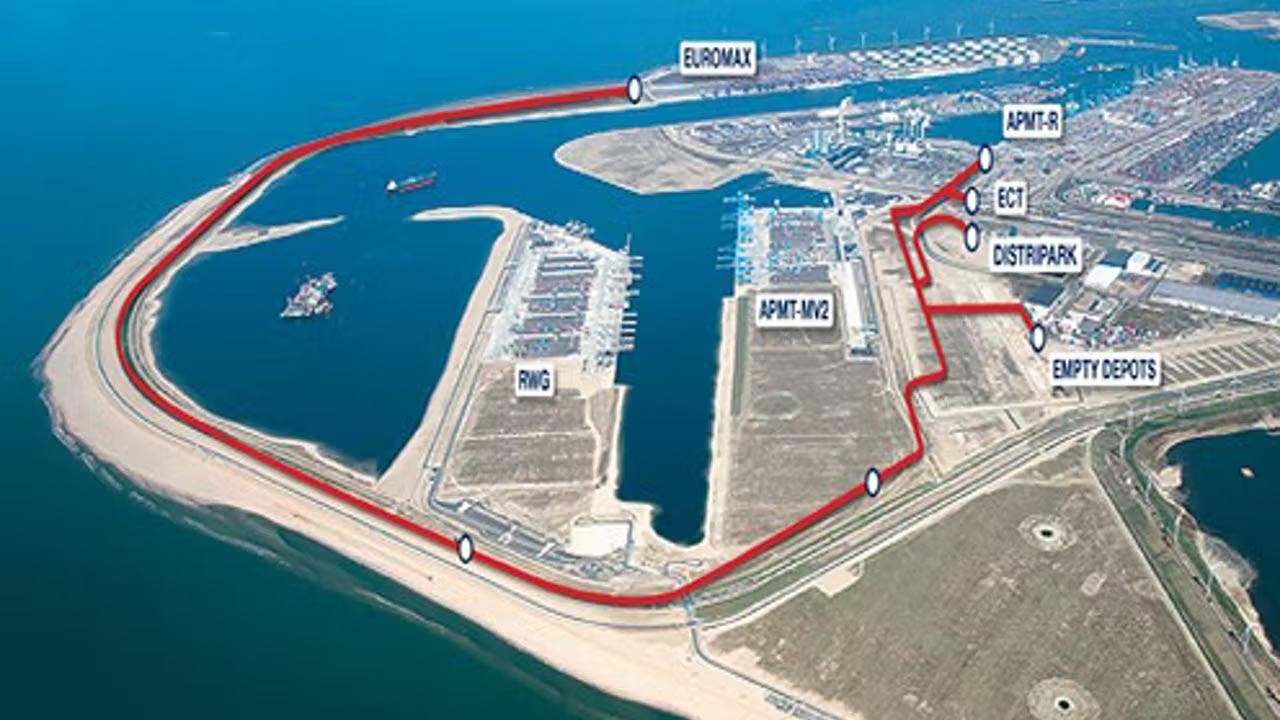 Container Exchange Route op Maasvlakte opent voorlopig nog niet