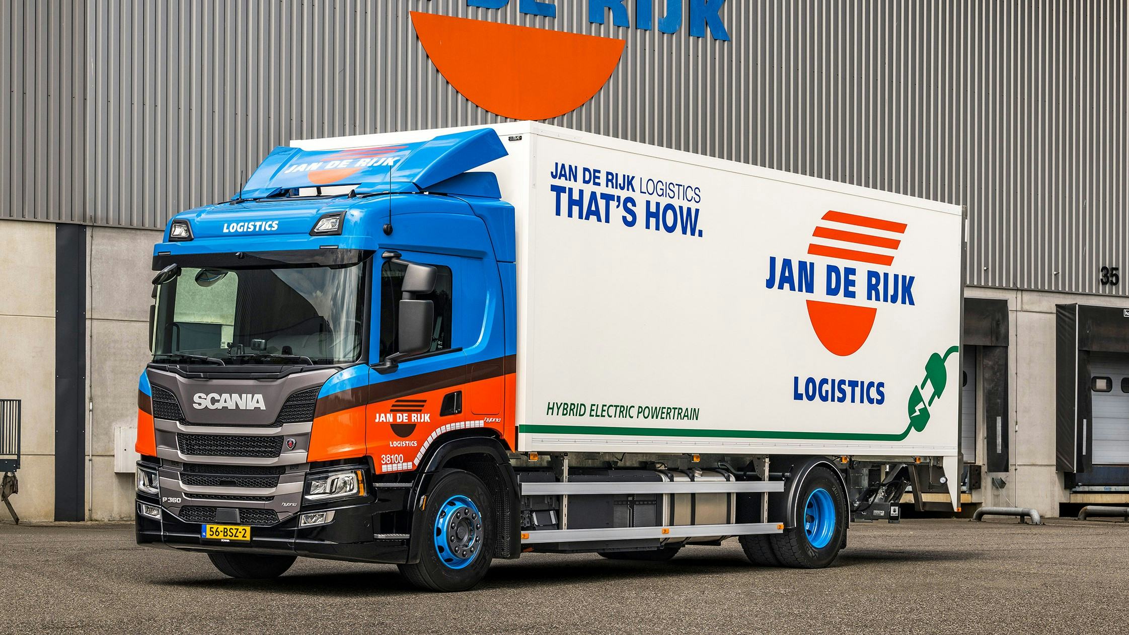 Jan de Rijk verduurzaamt met eerste Scania Plug-in Hybride