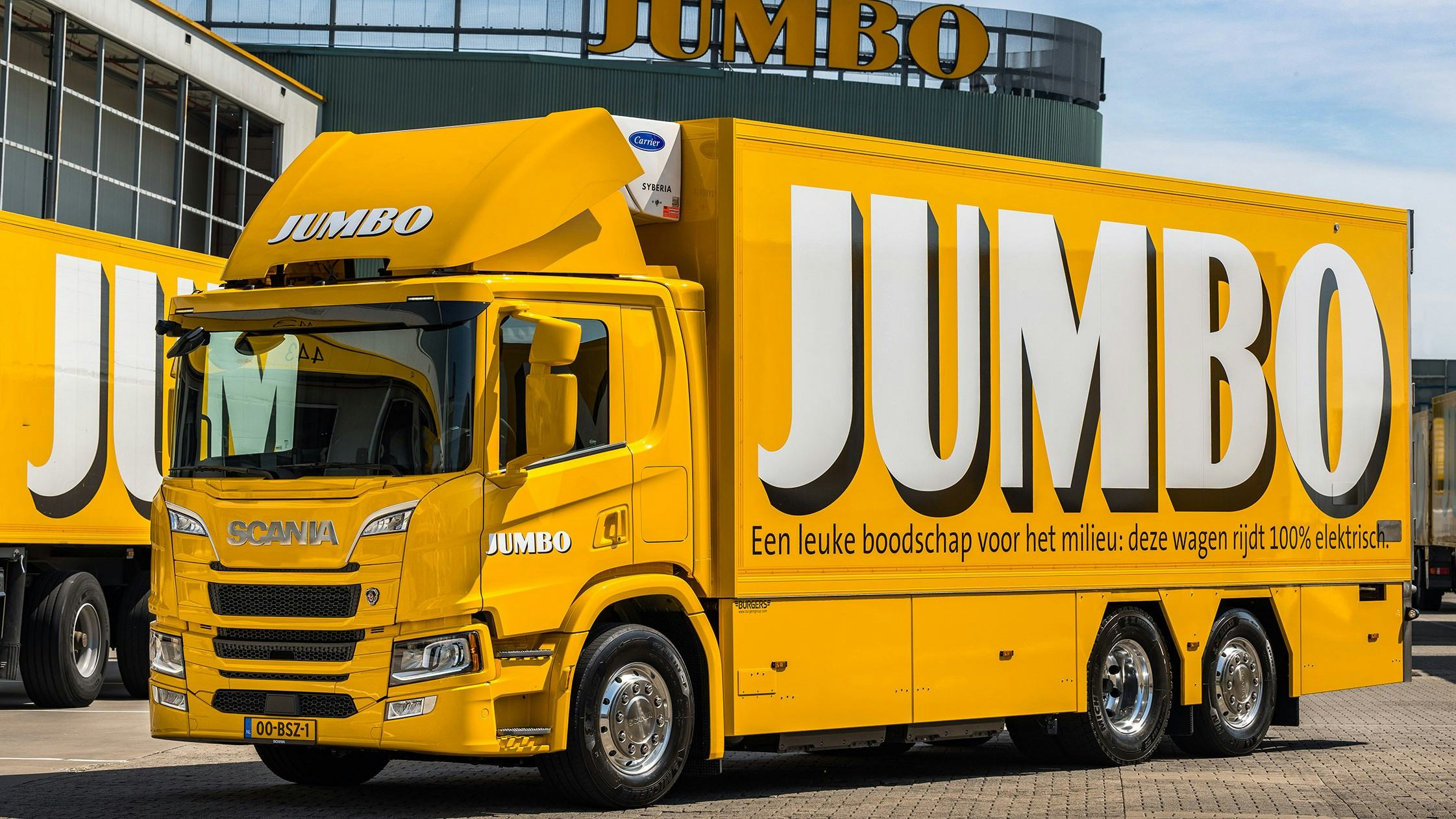 Jumbo verduurzaamt verder met nieuwe elektrische Scania