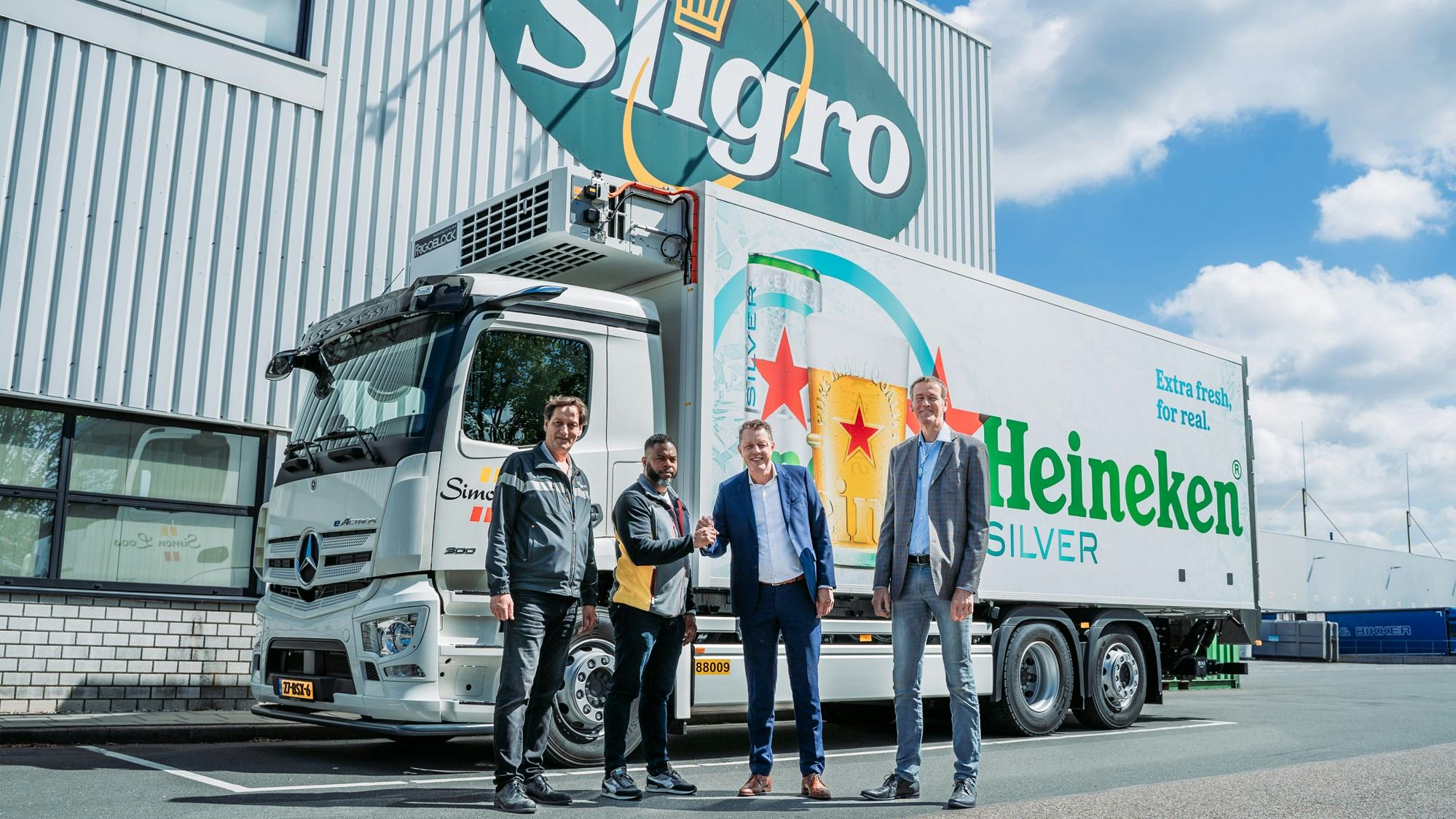 Sligro en Simon Loos zetten eActros in voor stadsdistributie Amsterdam