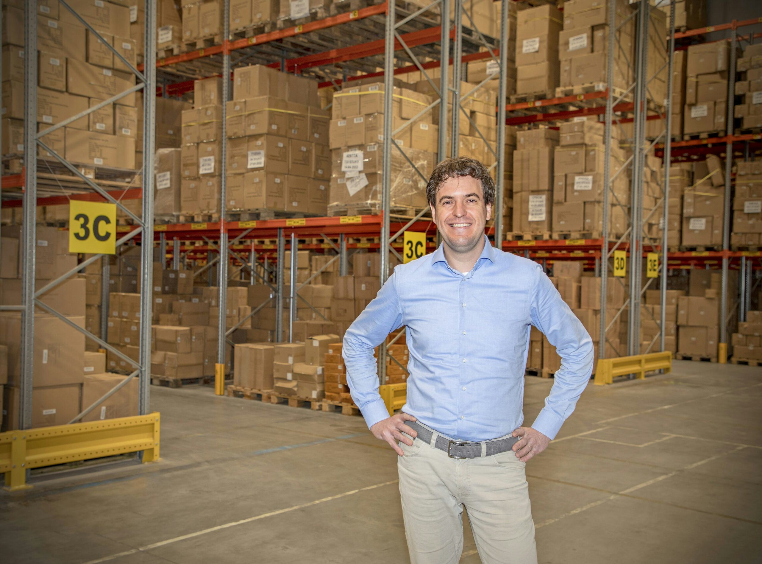 Alex Dierckxsens, manager finance & supply chain bij Toi-Toys.