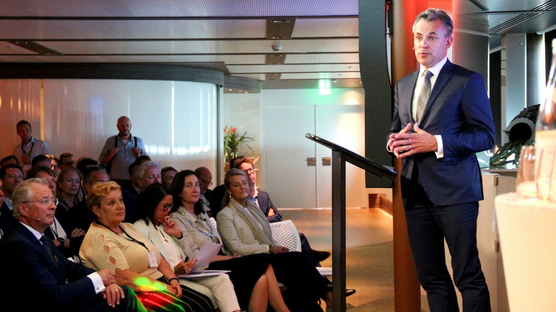 Minister Mark Harbers van Infrastructuur en Waterstaat