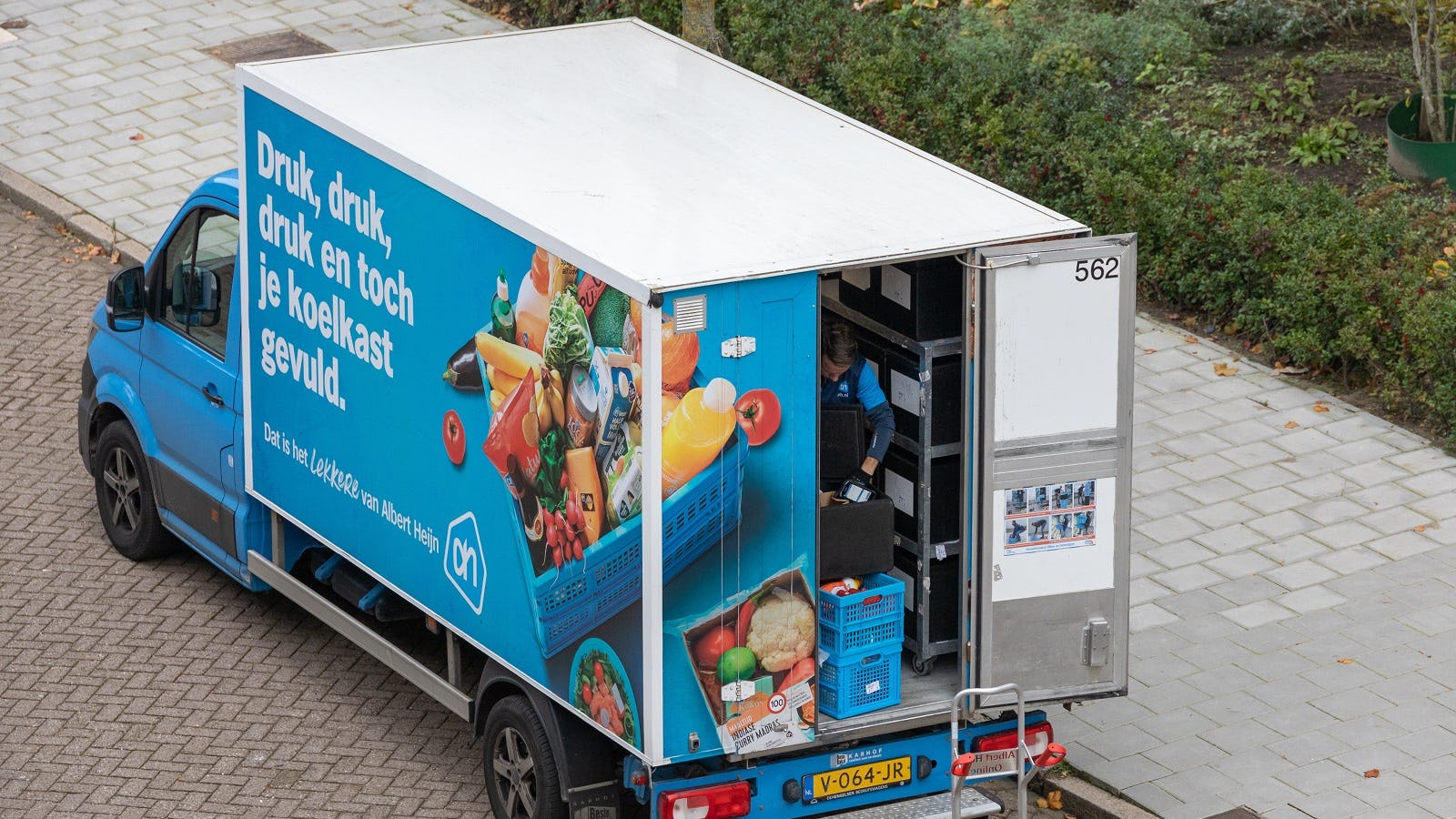 Supermarkten zijn online nauwelijks gegroeid
