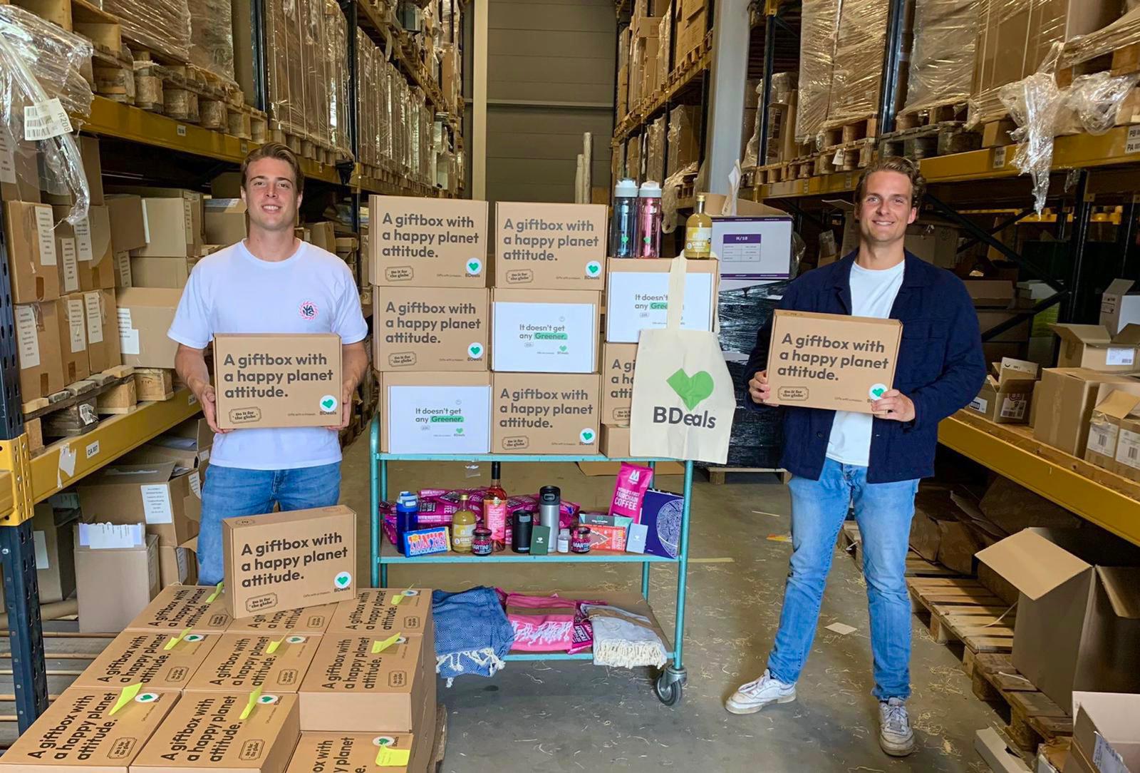 Floris Zevenbergen (l) en Jonas van West