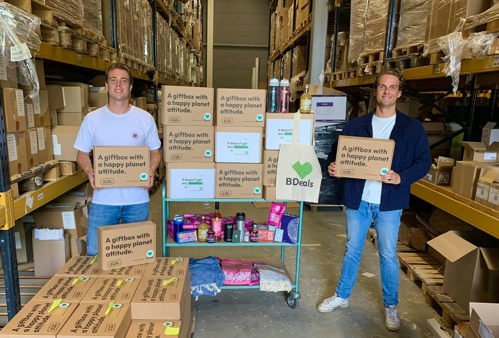 Floris Zevenbergen (l) en Jonas van West