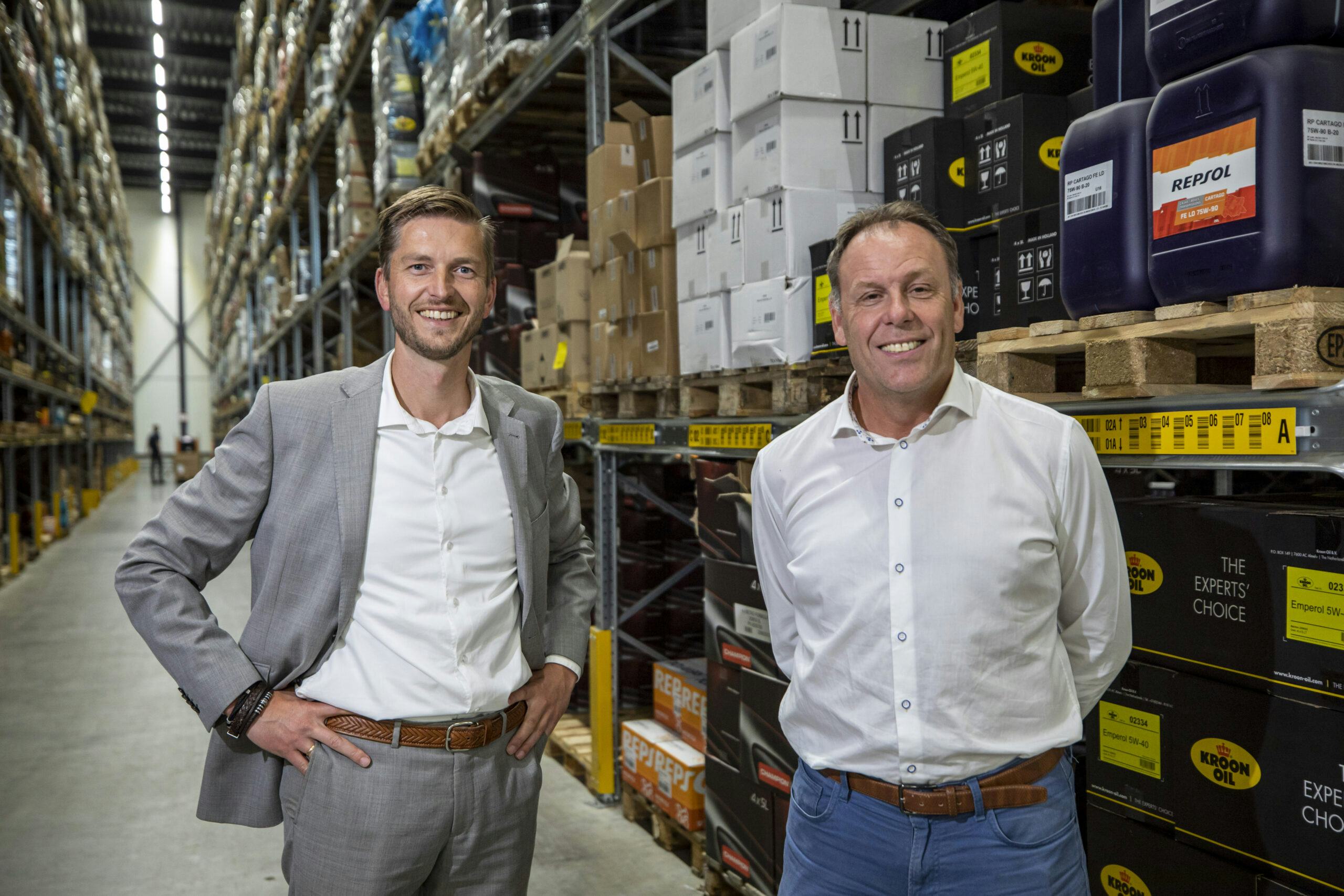 Supply chain director Ardjan van der Blonk en manager supply chain planning Jan van der Manden.