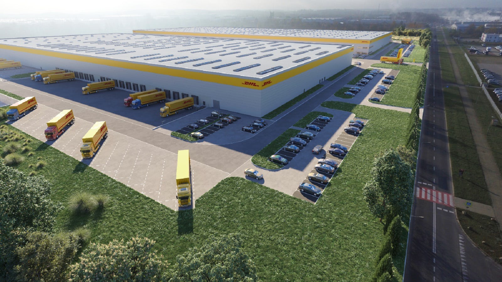 DHL bouwt veertien klimaatneutrale warehouses