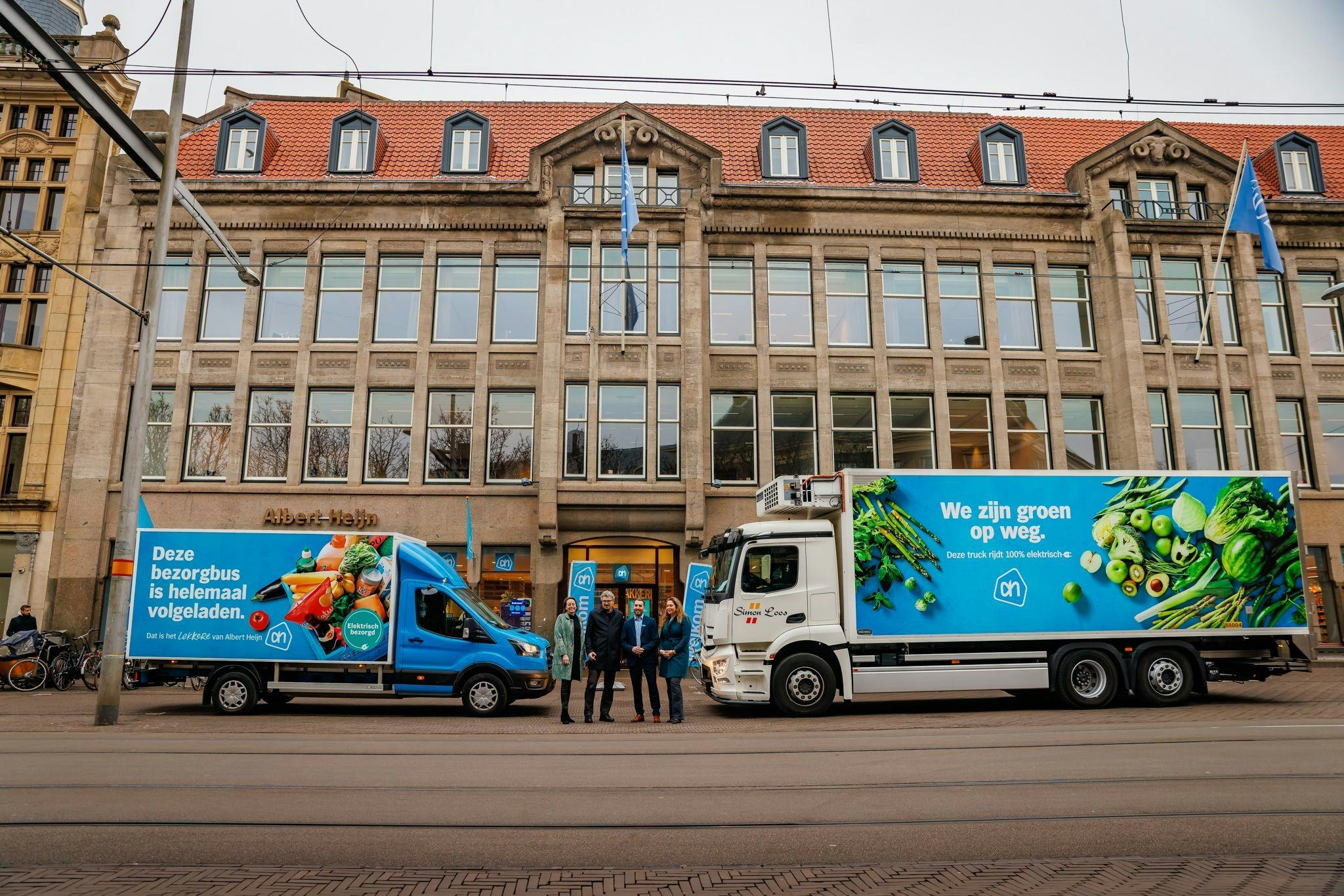 Albert Heijn: bezorging in grote steden (bijna) volledig elektrisch