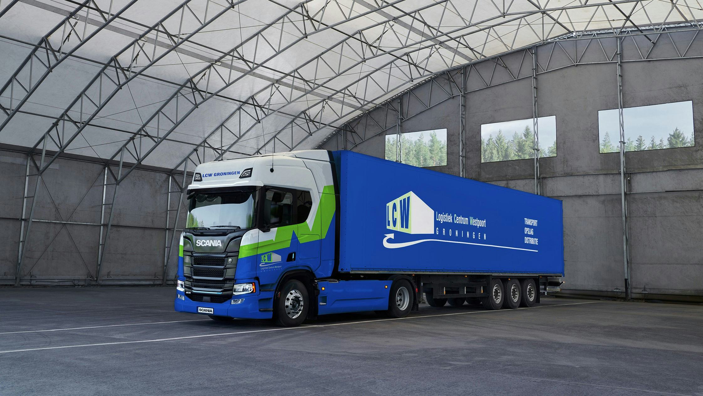 LCW Groningen koopt na hybride Scania nu twee e-trucks