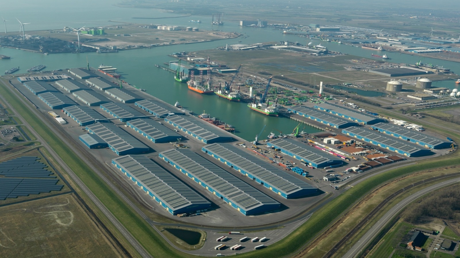 De Scaldia-terminal van Verbrugge in Vlissingen