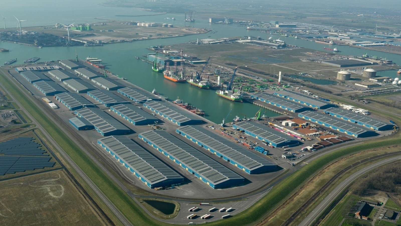 De Scaldia-terminal van Verbrugge in Vlissingen