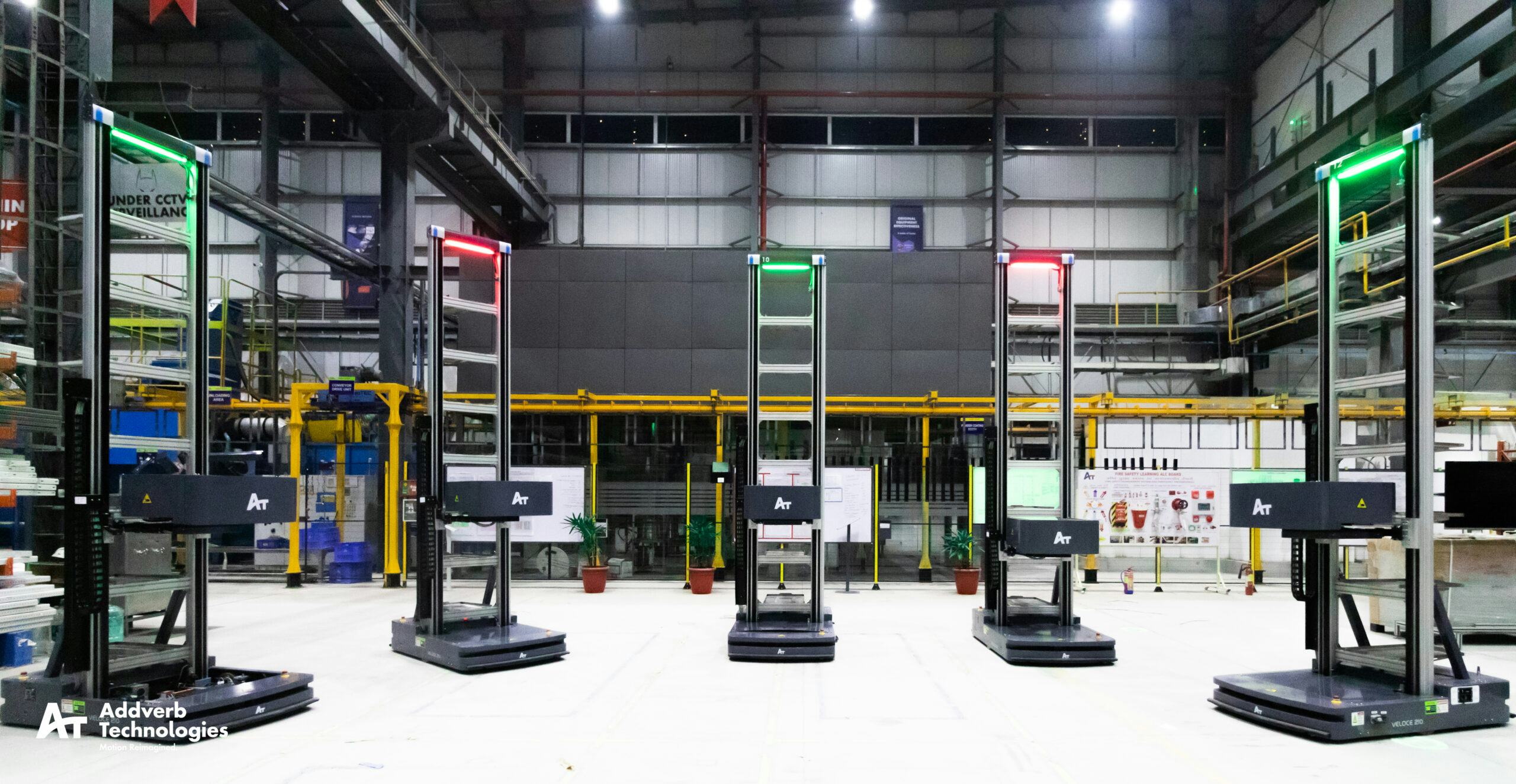 Voor multi-sites handig; robots zitten niet vast aan een magazijn, ze zijn uitwisselbaar.