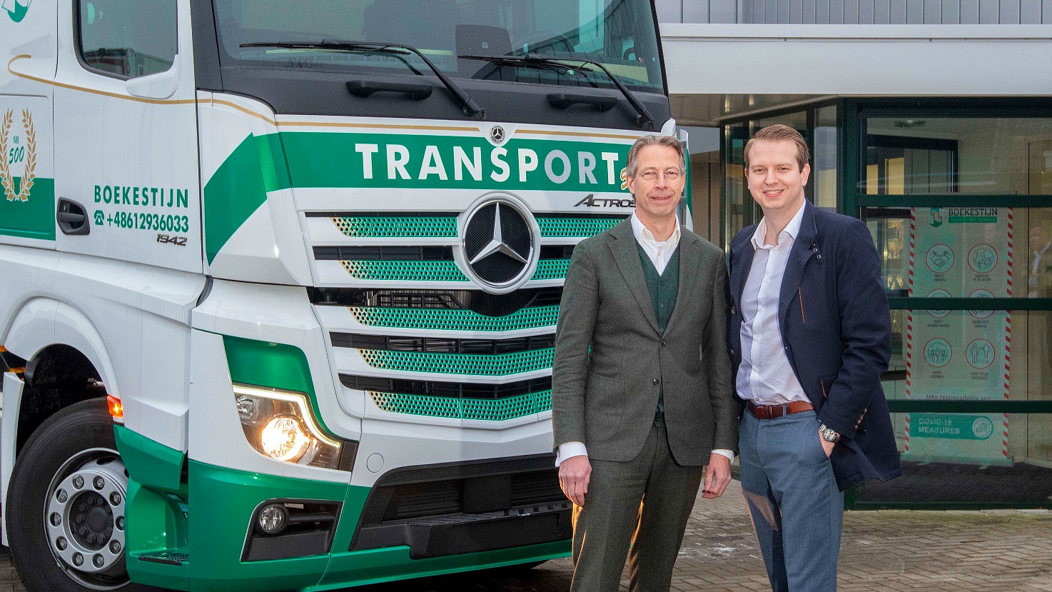 Peter en Sjef (rechts) Boekestijn