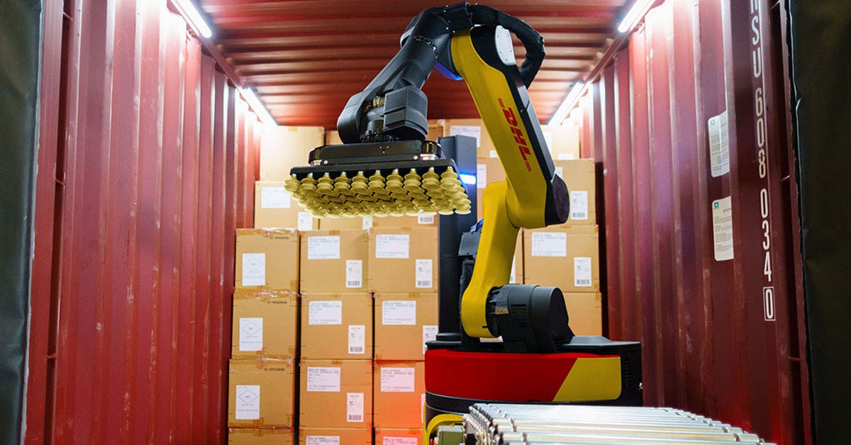 Robot Stretch maakt debuut in warehouse DHL Supply Chain