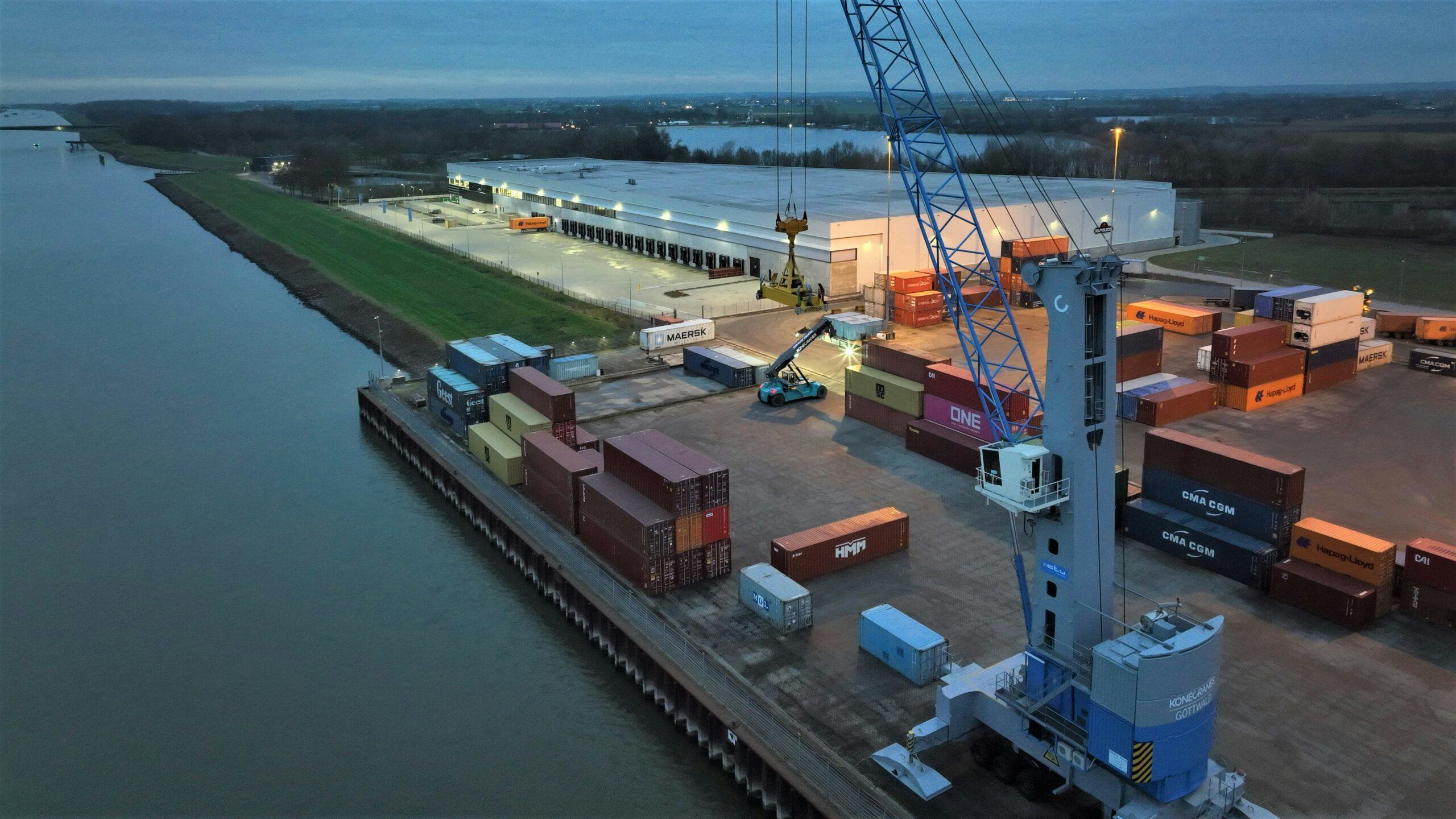 Containerterminal CTU Rivierenland helpt buren om de CO2 uitstoot omlaag te brengen