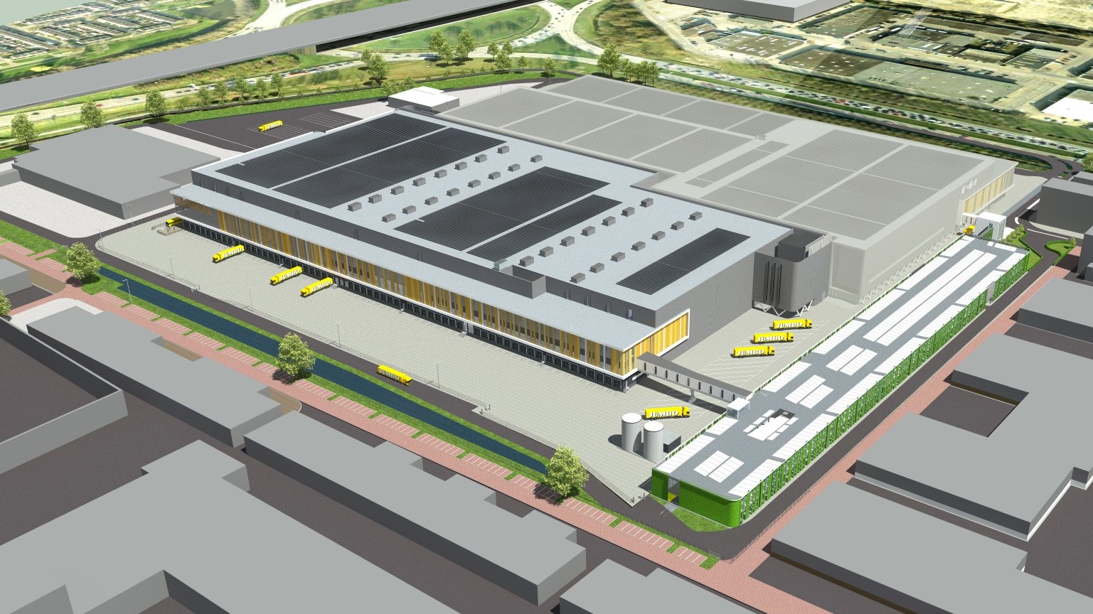 Visuele weergave van Jumbo CDC Vers in Nieuwegein.