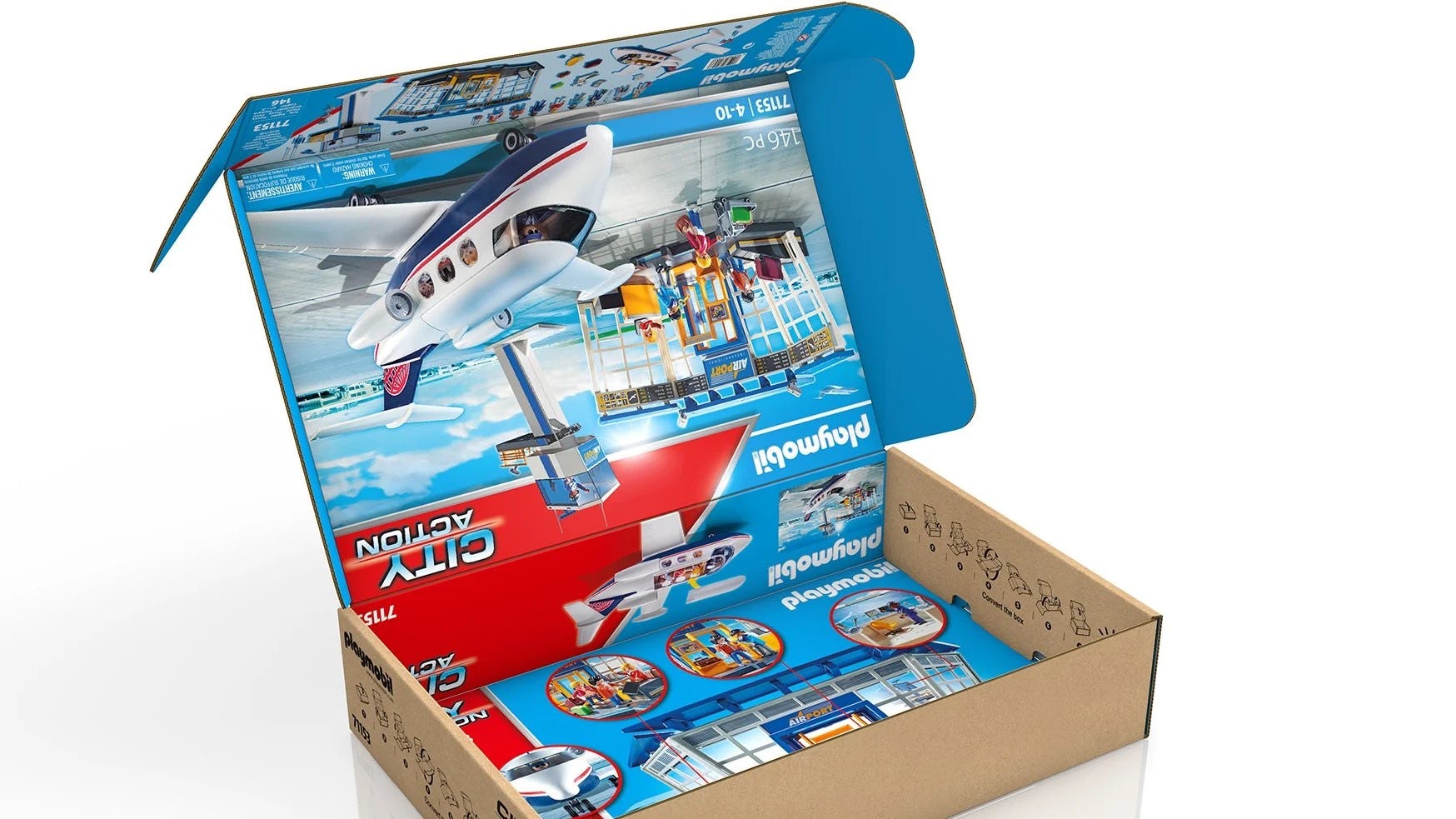 Weg met de grote verzenddoos: Playmobil komt met 2-in-1 verpakking