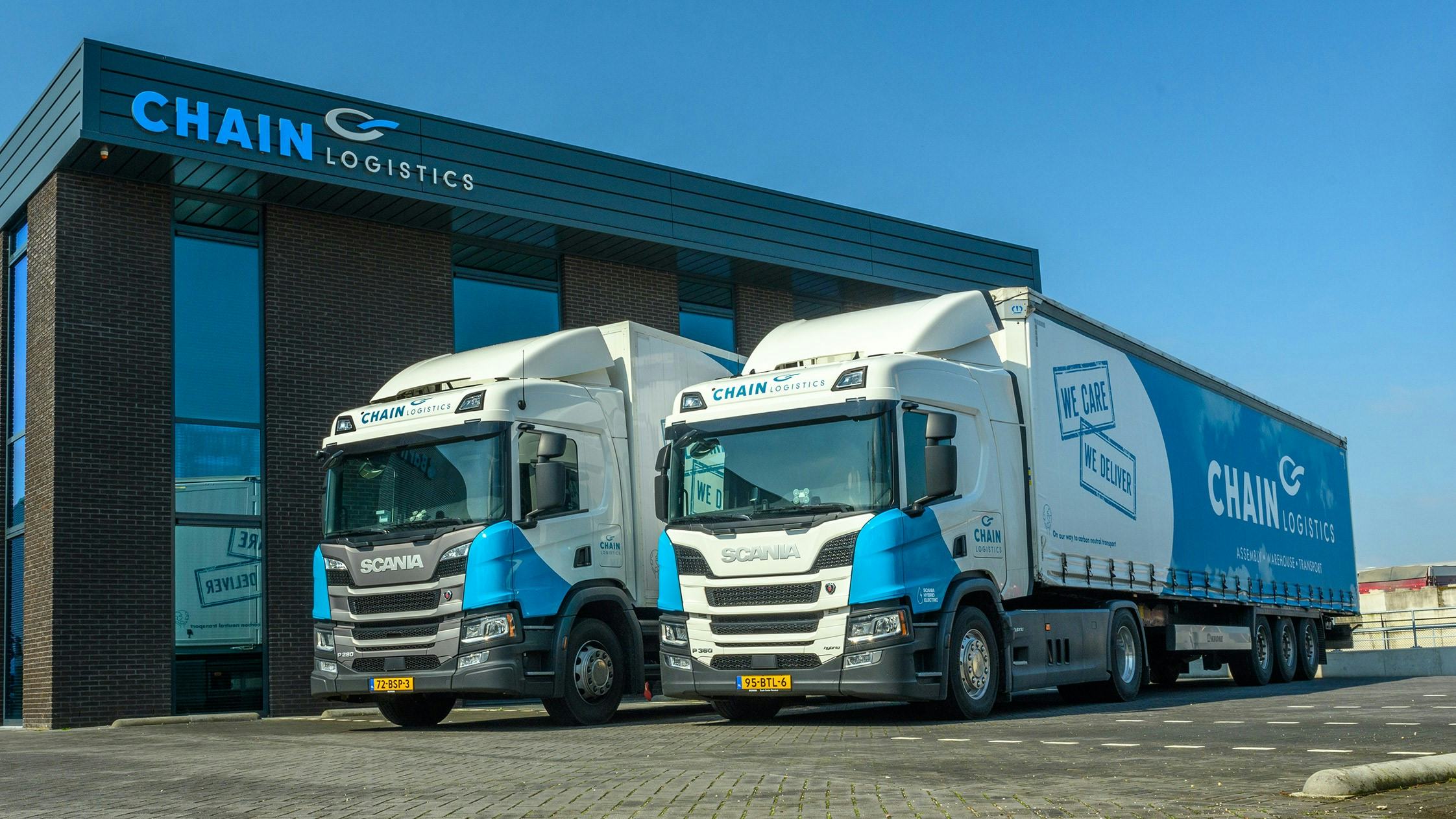 Chain Logistics start verduurzaming wagenpark met hybride Scania