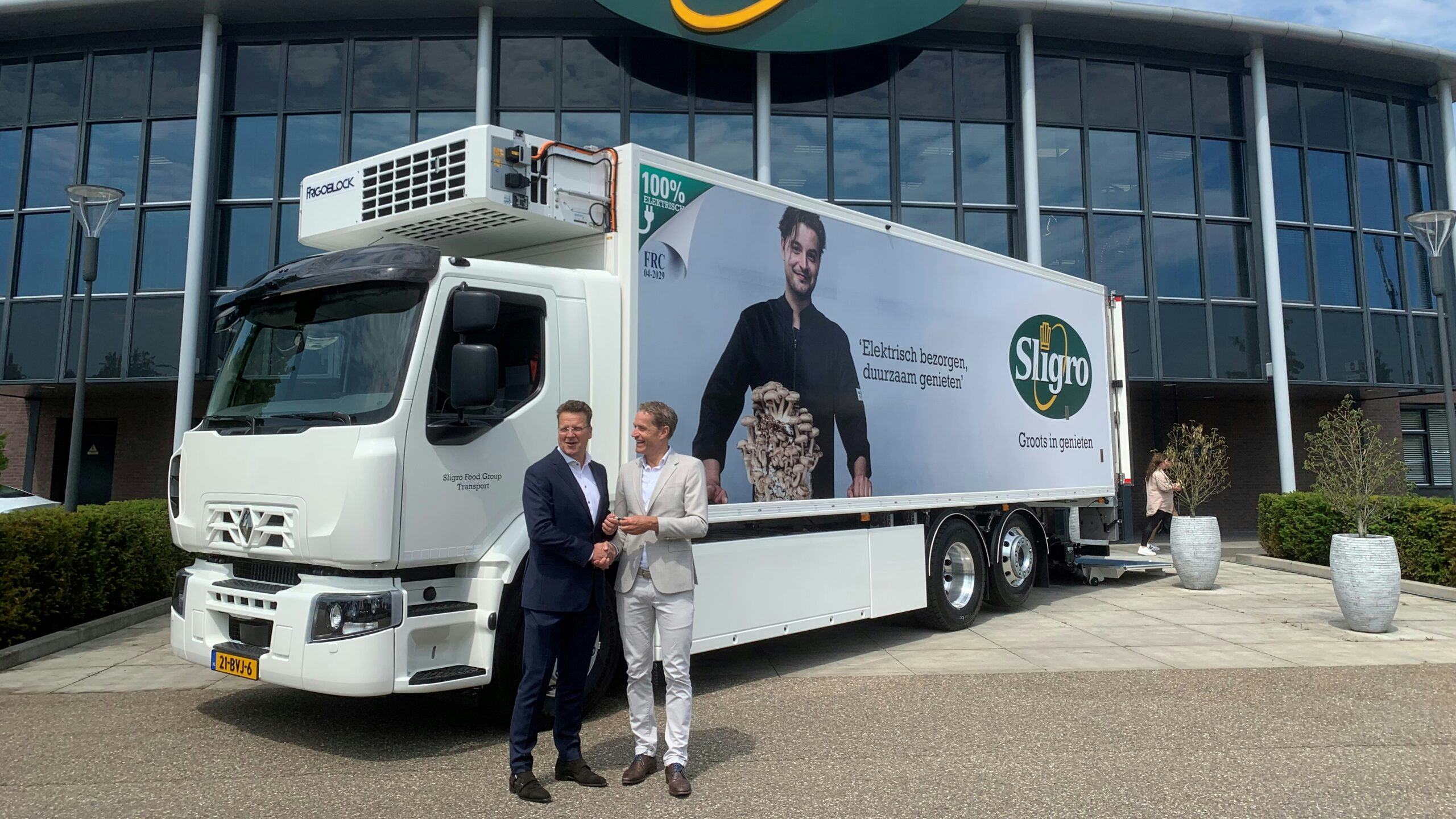 Sligro krijgt eerste elektrische truck voor eigen transporttak
