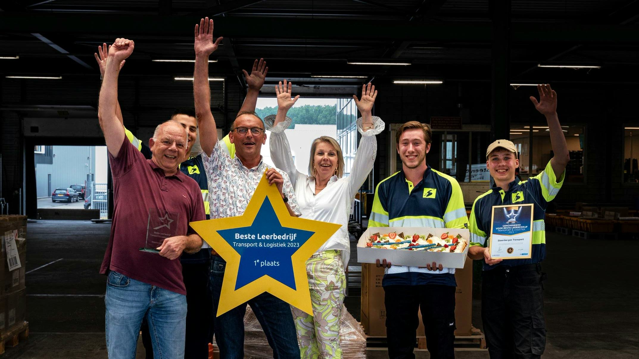 Steenbergen Transport wist de prijs voor Beste Leerbedrijf in 2023 in de wacht te slepen. Het jaar erop zat Robert van Dam in de jury.