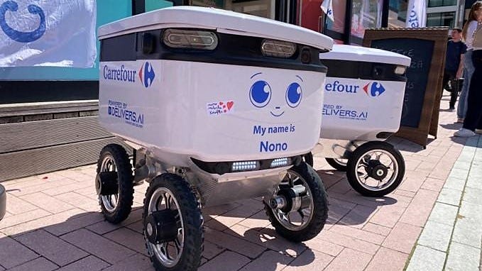 Carrefour zet volgende stap met autonome bezorgrobots