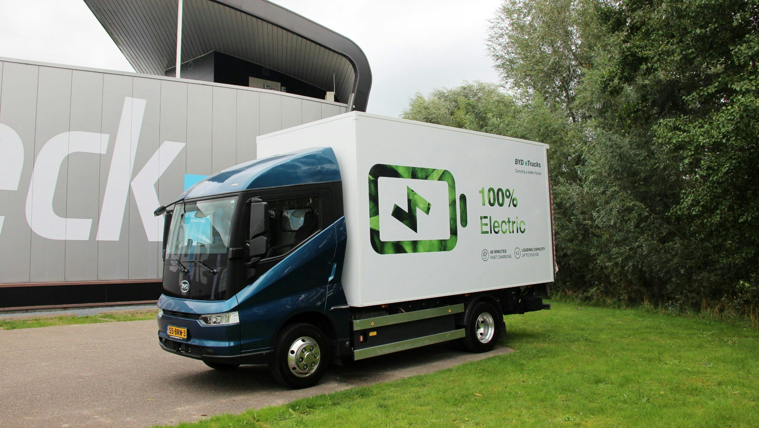 Truckfabrikant BYD start EV-offensief in Nederland