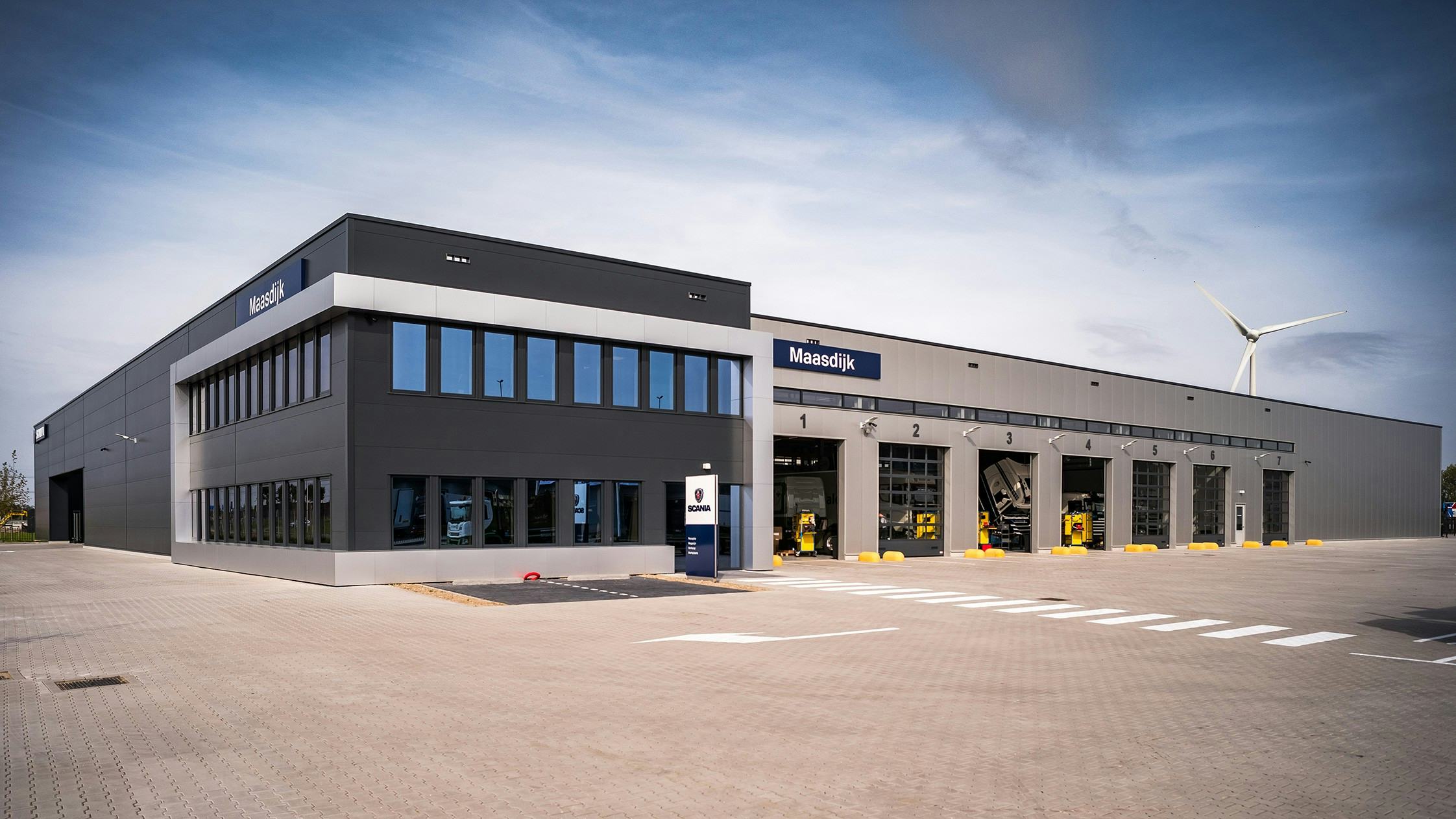 Scania opent werkplaats voor duurzame trucks in Maasdijk