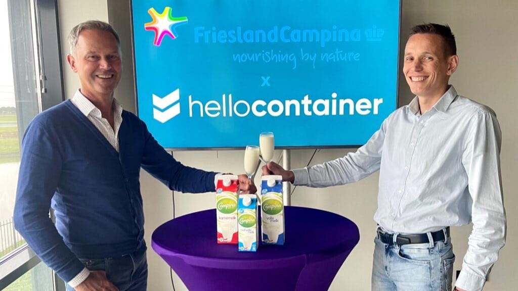 FrieslandCampina kiest voor HelloContainer control tower