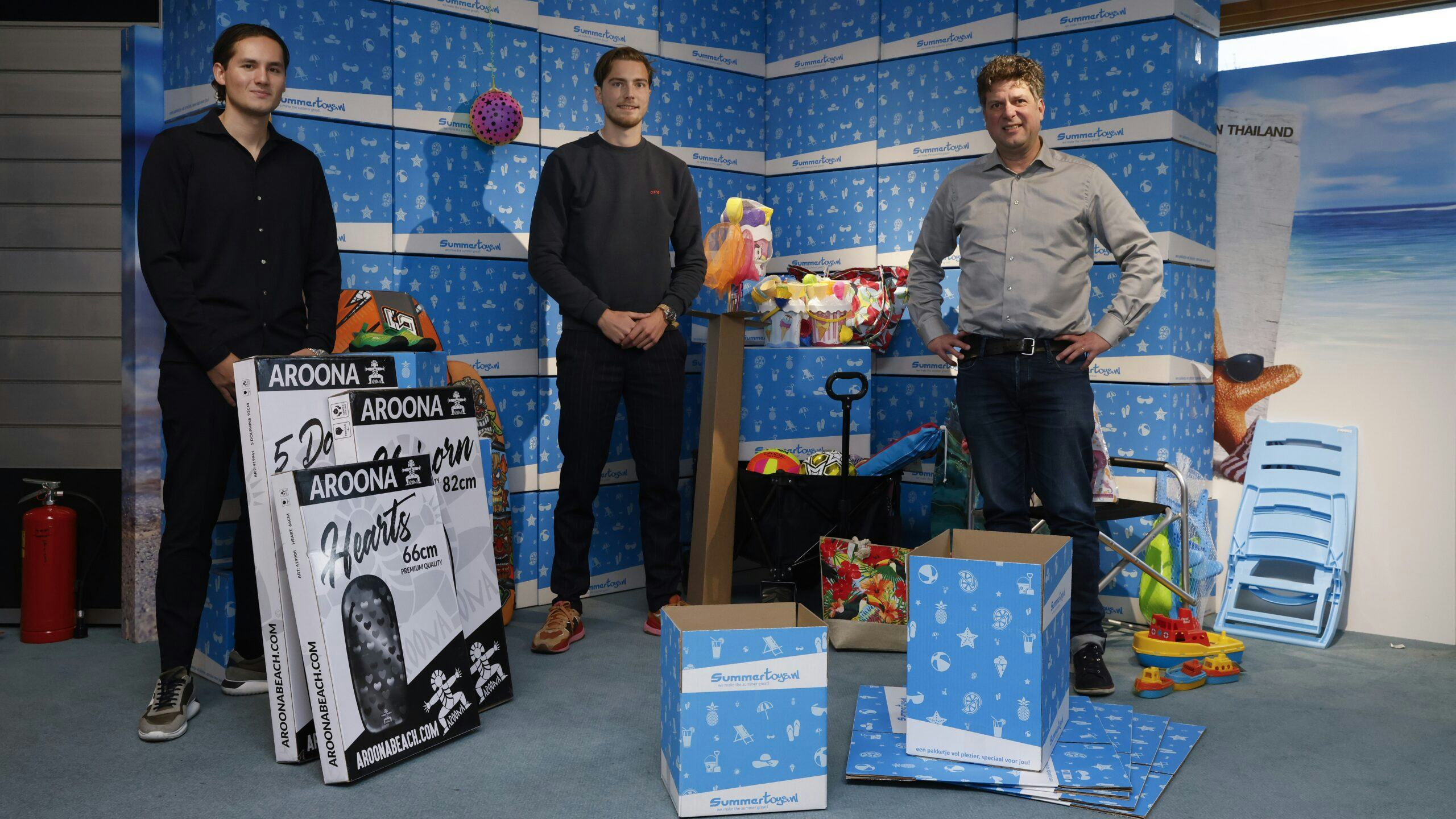 Vlnr: Timothy Broekhoff, Jan van Amerongen en Jeroen Gehlen. Foto: Studio Kastermans.