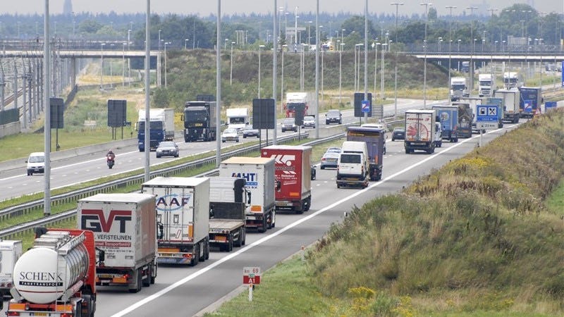 Prijs wegtransport in Europa stijgt komende maanden door
