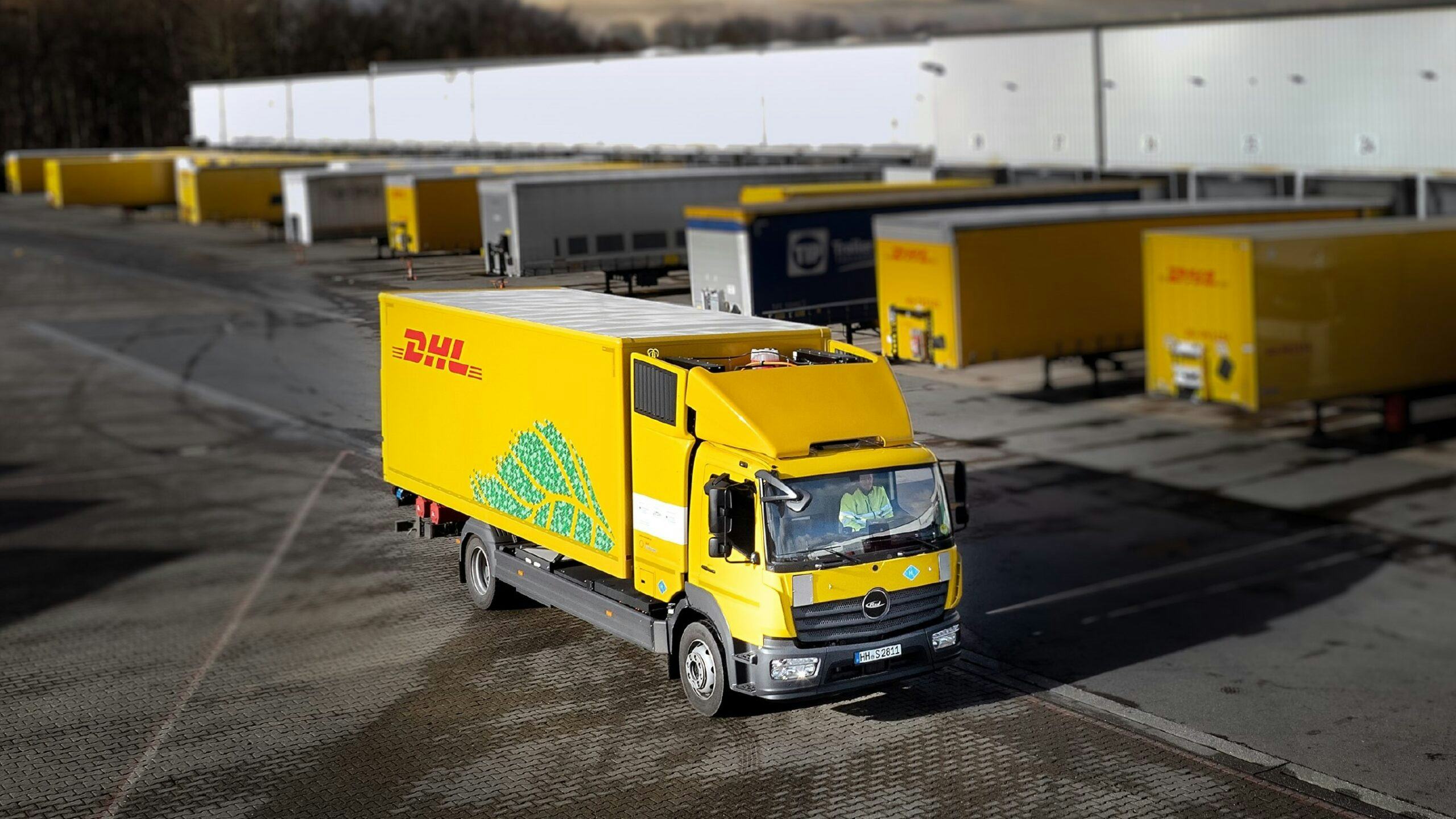 DHL test verder met waterstoftrucks in Duitsland