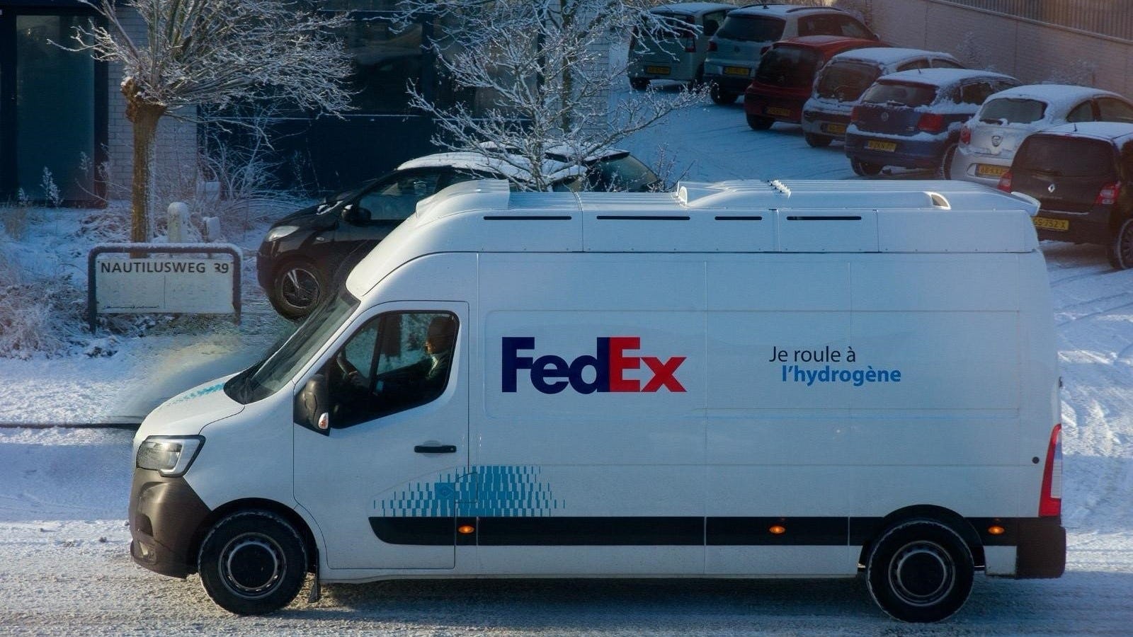 FedEx test bezorging op waterstof in Utrecht