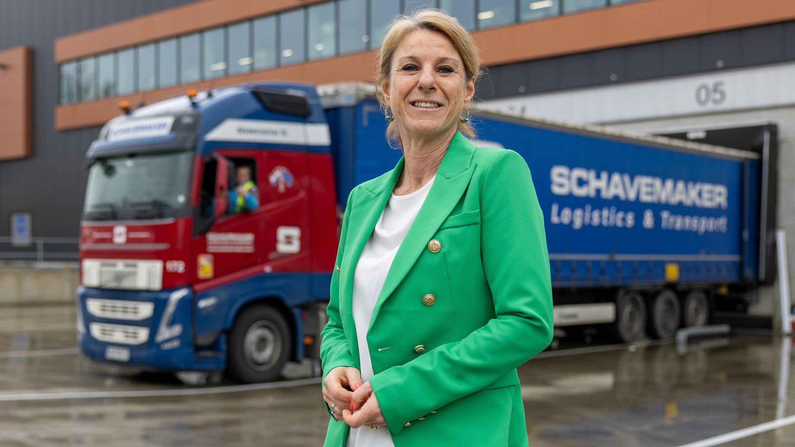 Susanne Dirksen (Schavemaker Logistics and Transport). Foto: Peter Roek