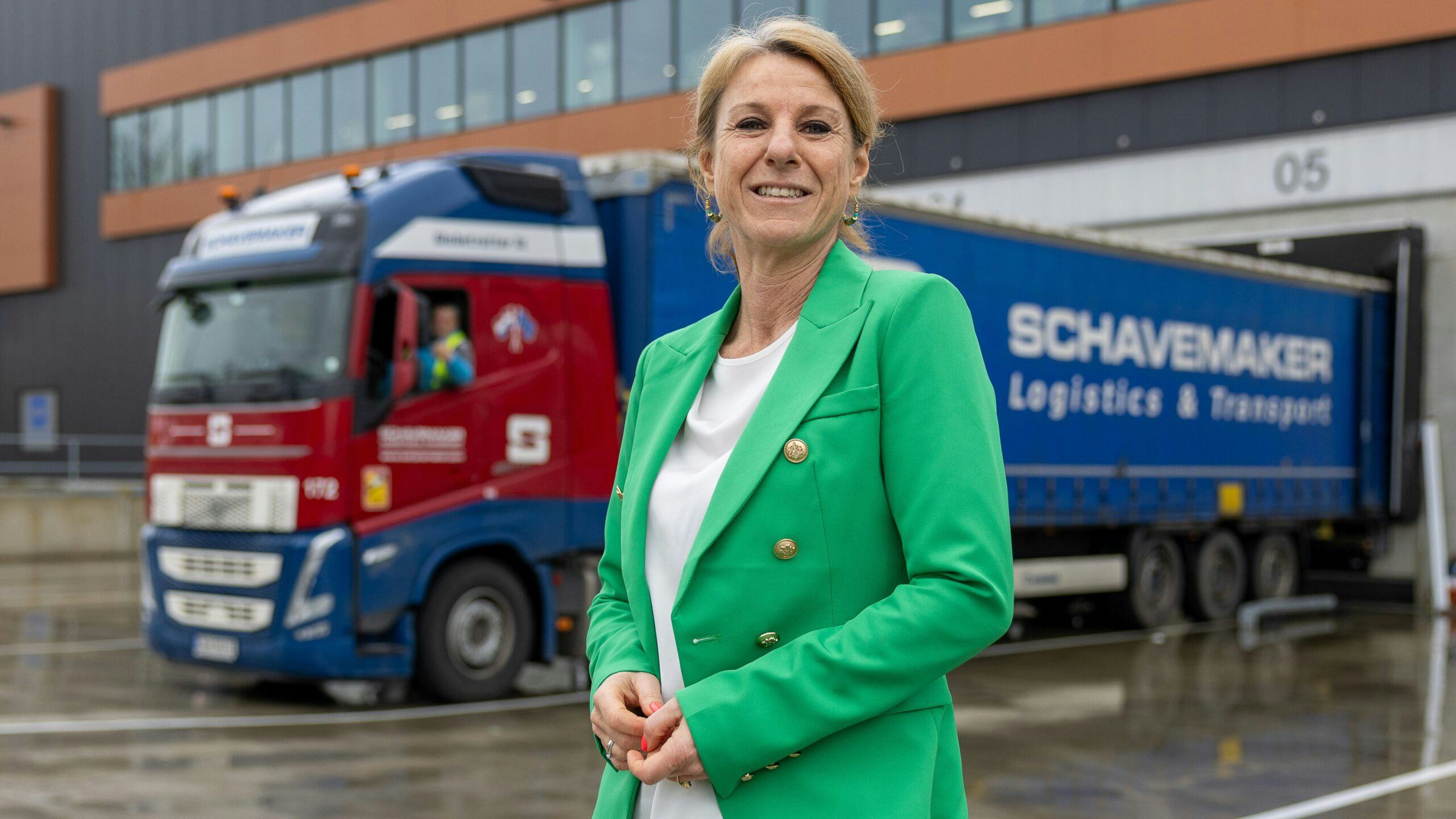 Susanne Dirksen (Schavemaker Logistics and Transport). Foto: Peter Roek