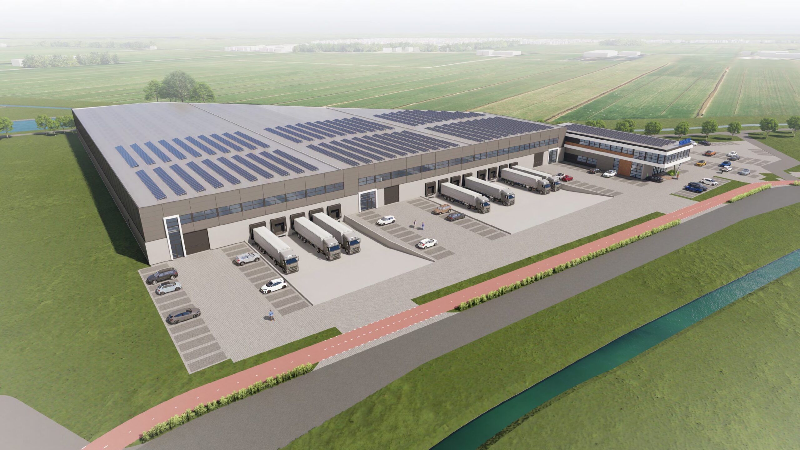 Impressie van het nieuwe dc van Damen Shipyards in Schelluinen.