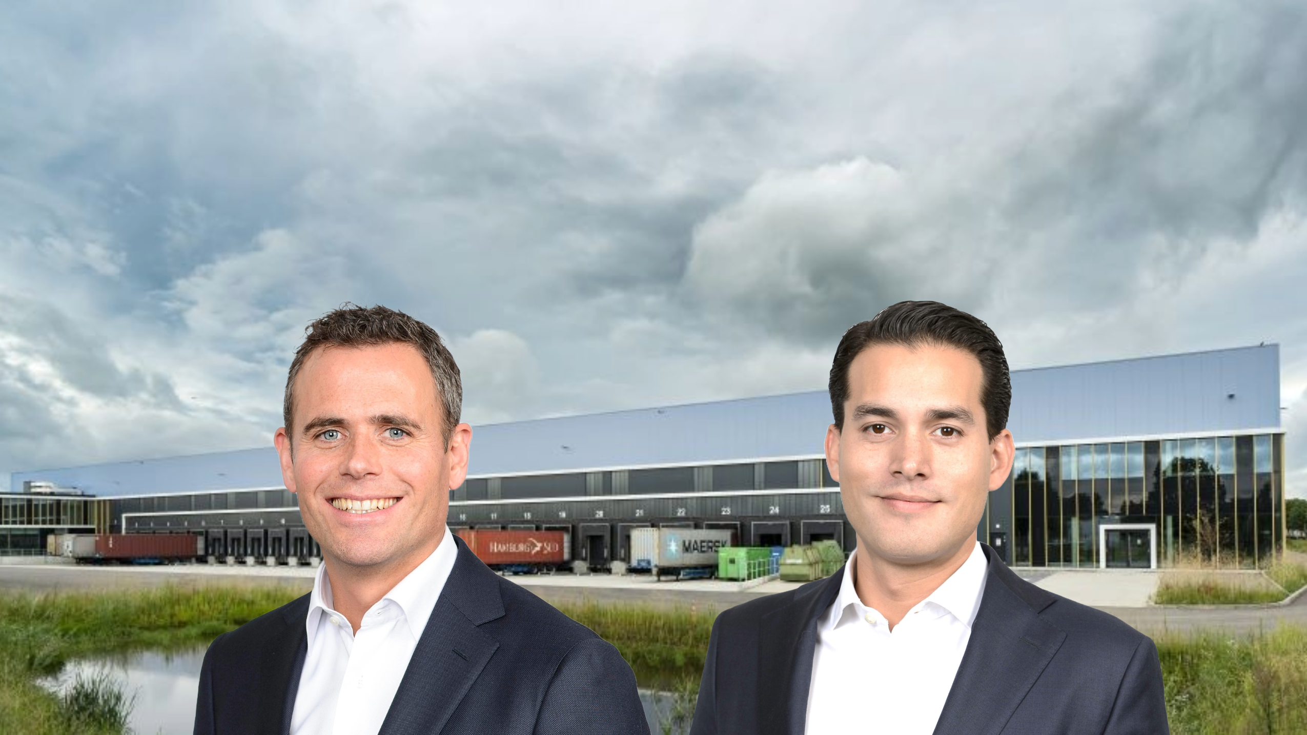 Niek Poppelaars en Douglas van Oers  van Savills Nederland