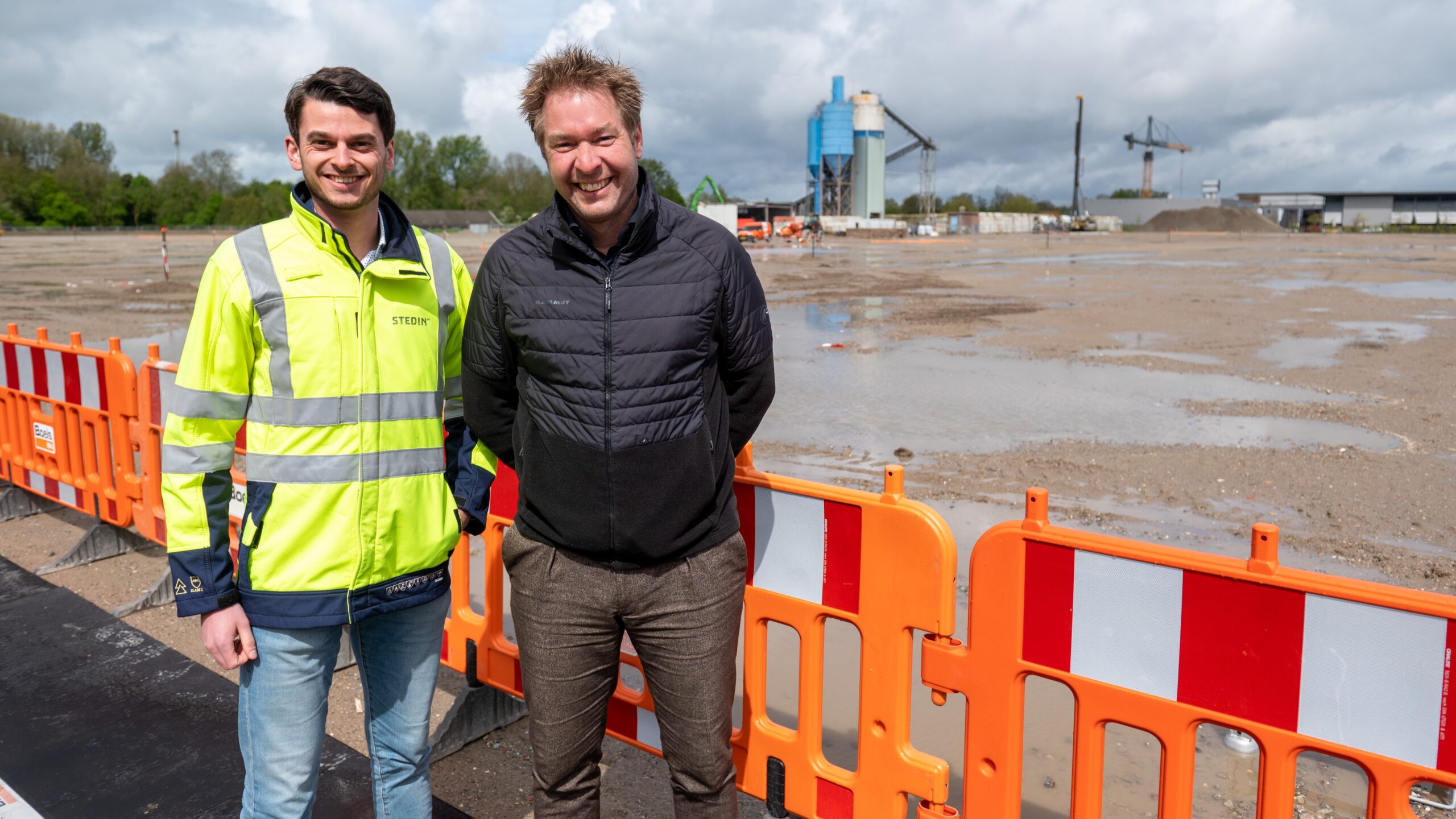 Hidde Slager (projectleider supply chain) en Sietze de Vries (category manager binnen). Foto: Sicco van Grieken