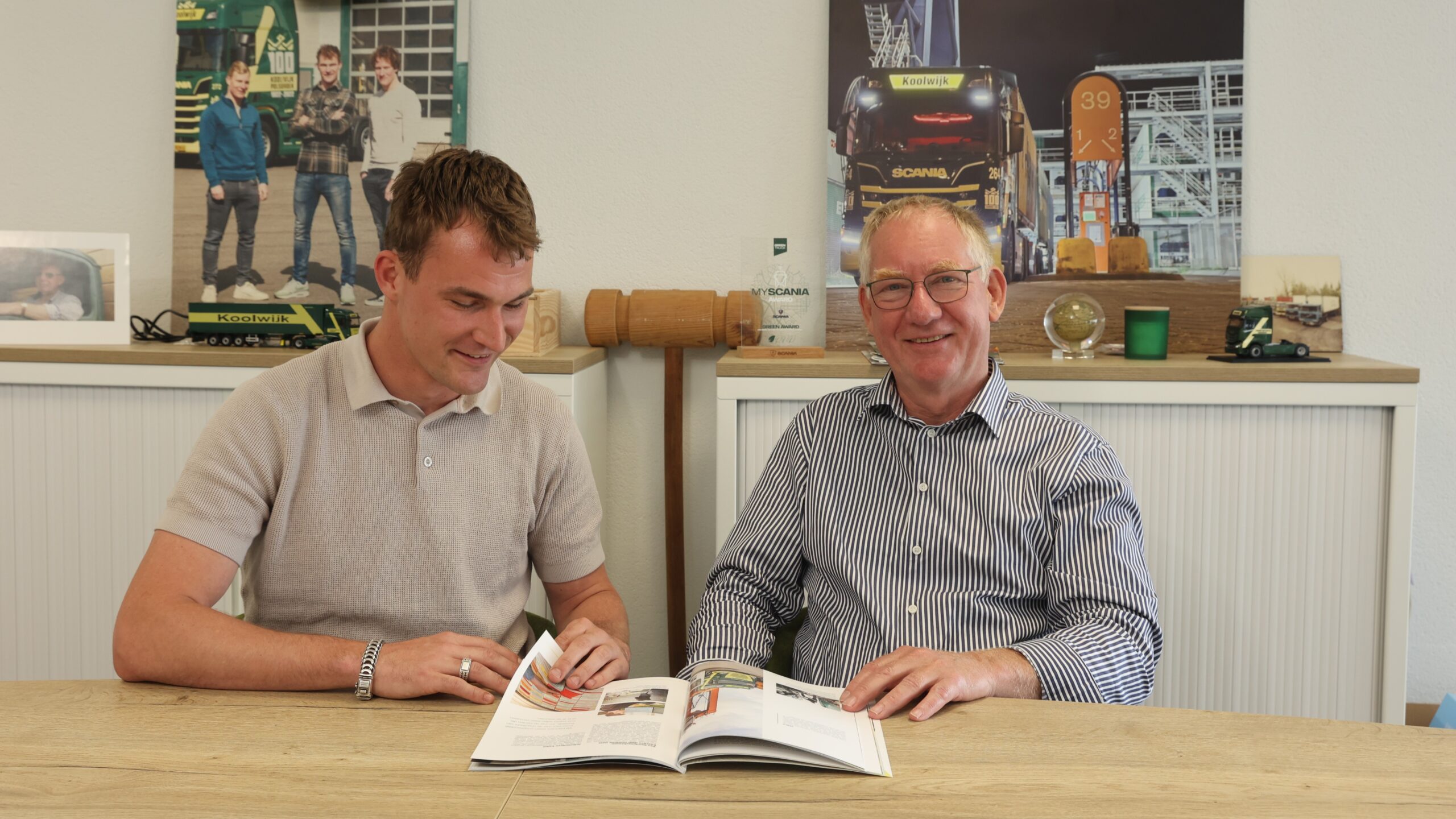 Dave en Piet Koolwijk. Foto: Dennis Wisse