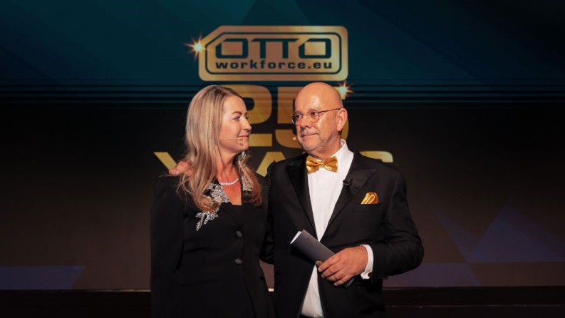 Frank van Gool en Karolina Swoboda nemen medio maart, tijdens de viering van het 25-jarig bestaan van Otto Work Force, afscheid van het bedrijf.