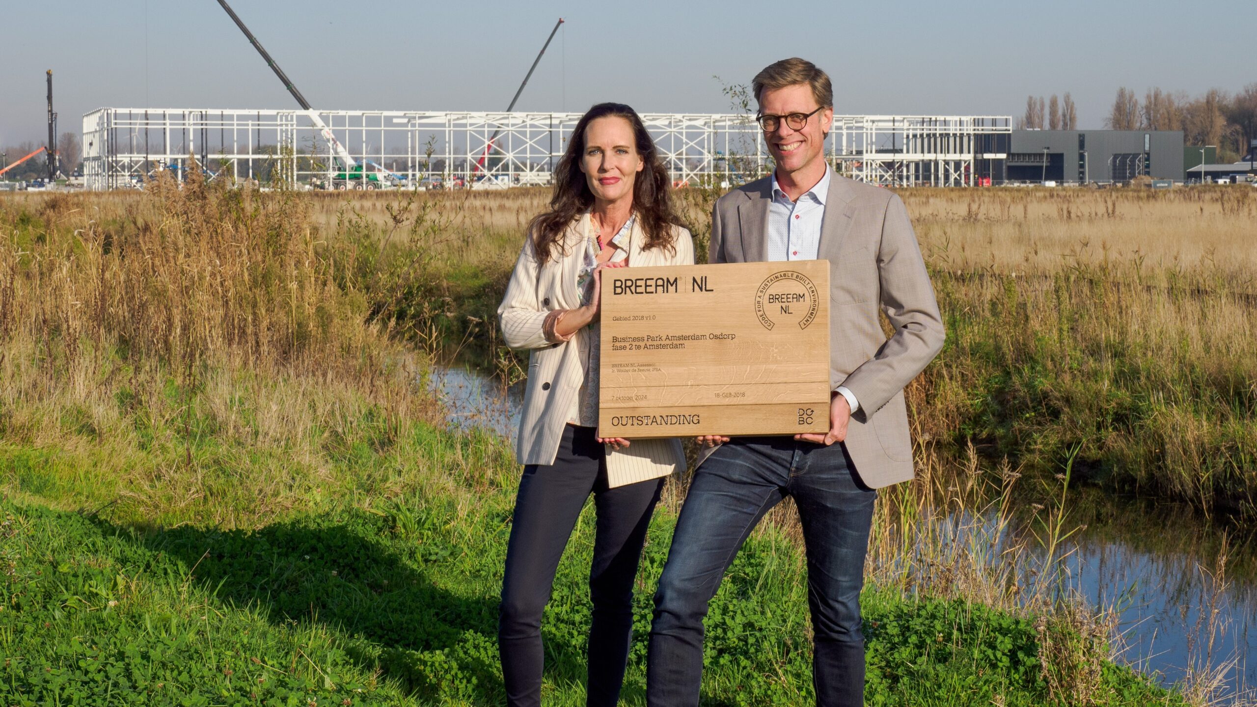 Sheila van Vliet (SADC) en Hein Veldmaat (TAUW)       