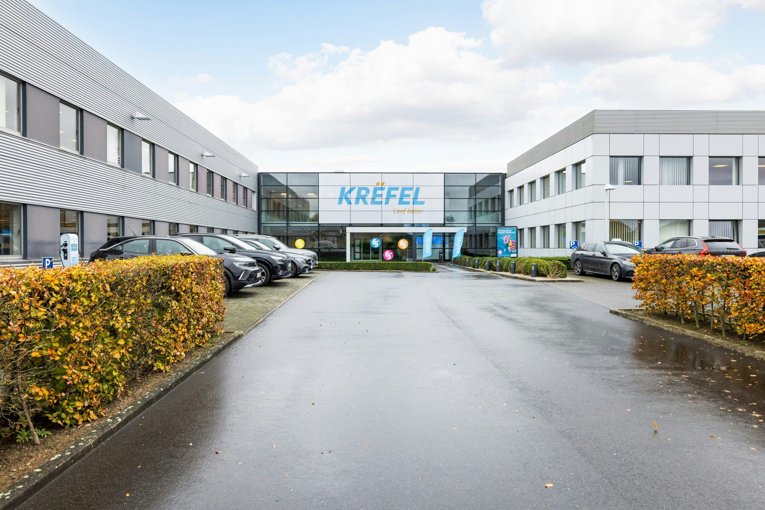 Krëfel's logistieke motor bevindt zich in Humbeek, nabij Brussel.