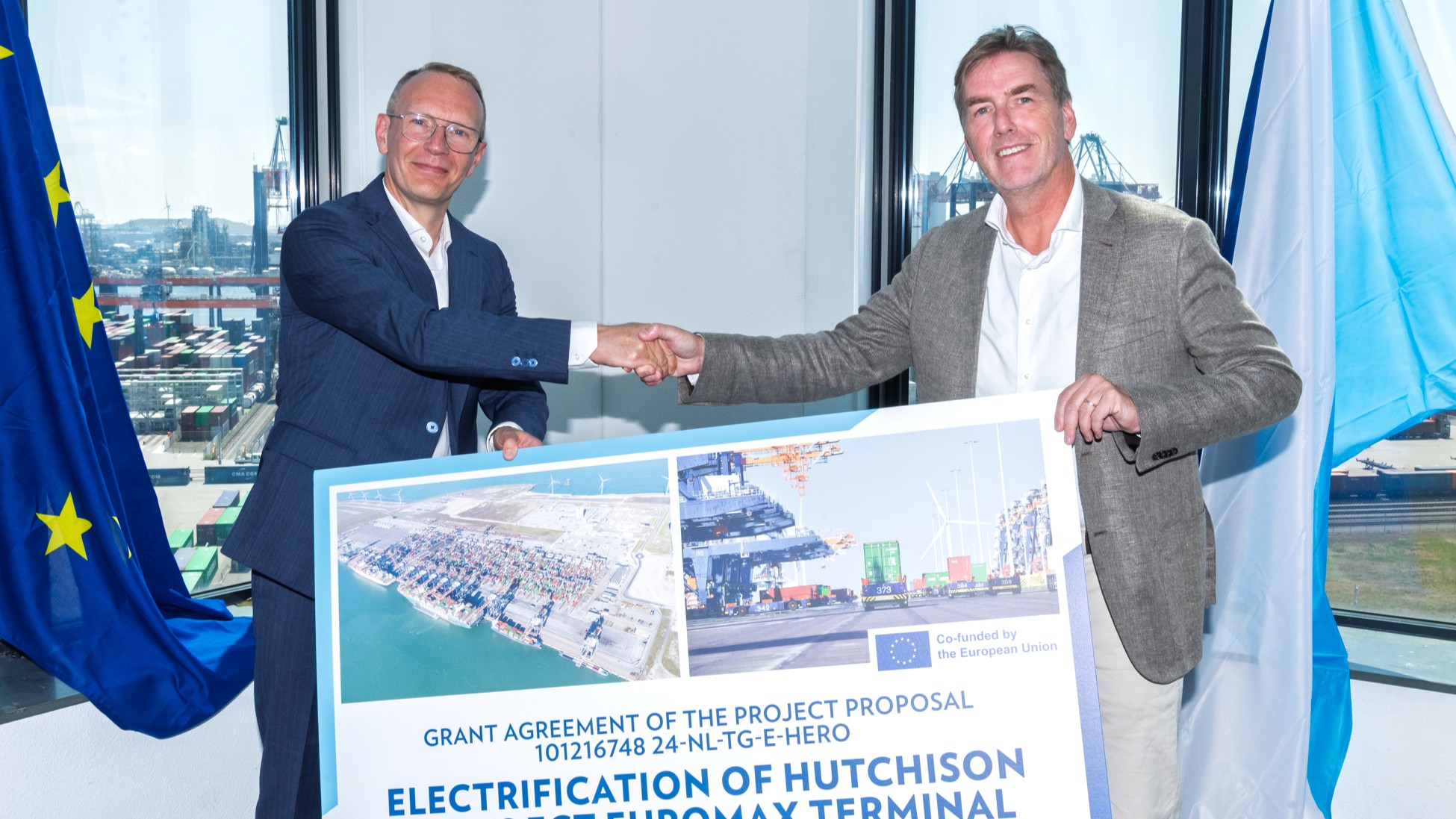 Olivier Silla (links) en Leo Ruijs