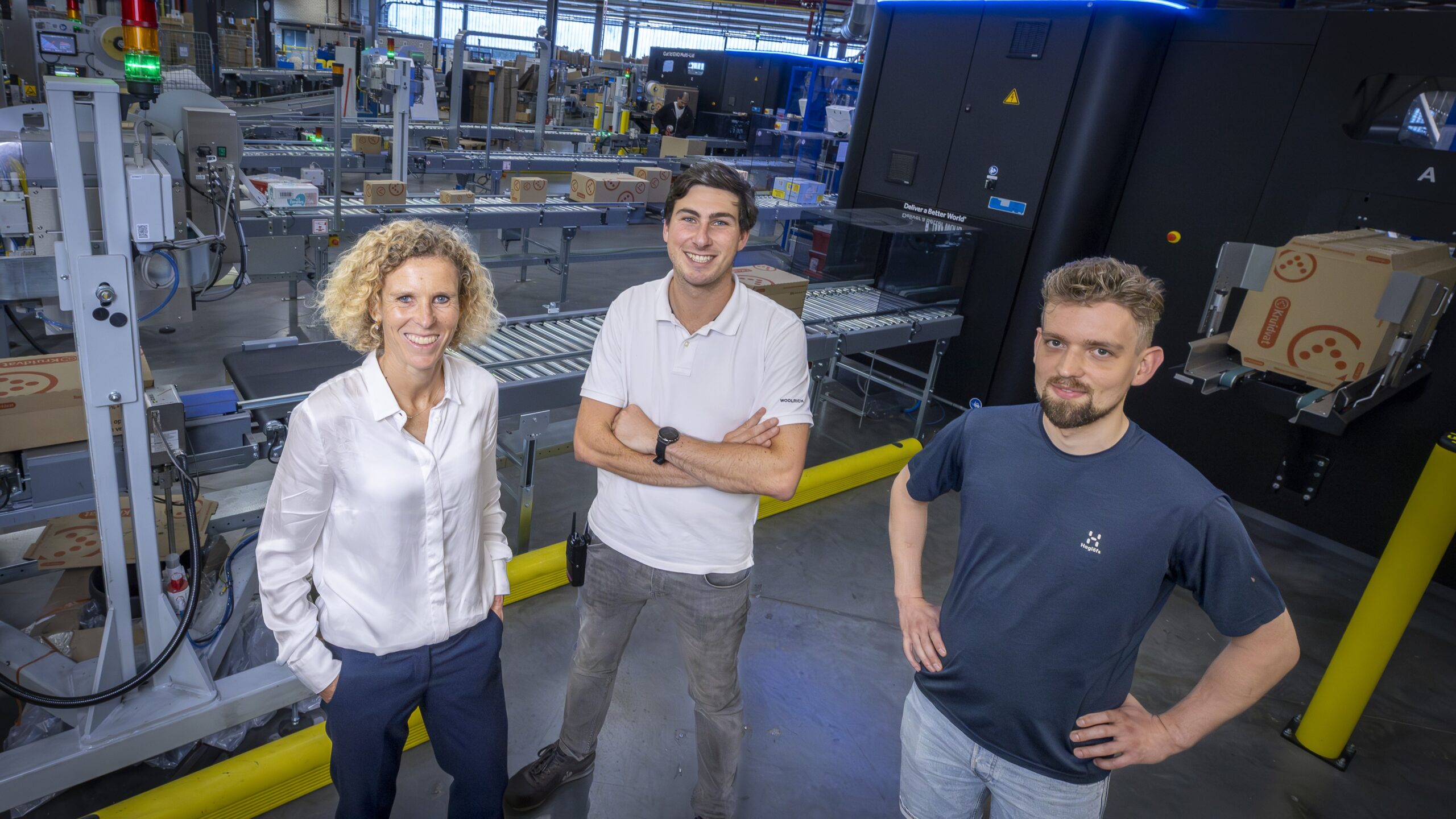 vlnr: Yvette Heijwegen, Siem van de Camp en Harm de Looze.