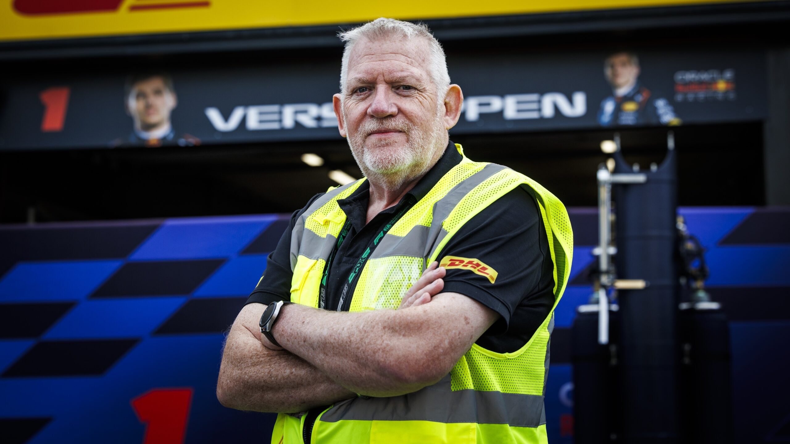 Simon Price, event logistics manager bij DHL Motorsport 